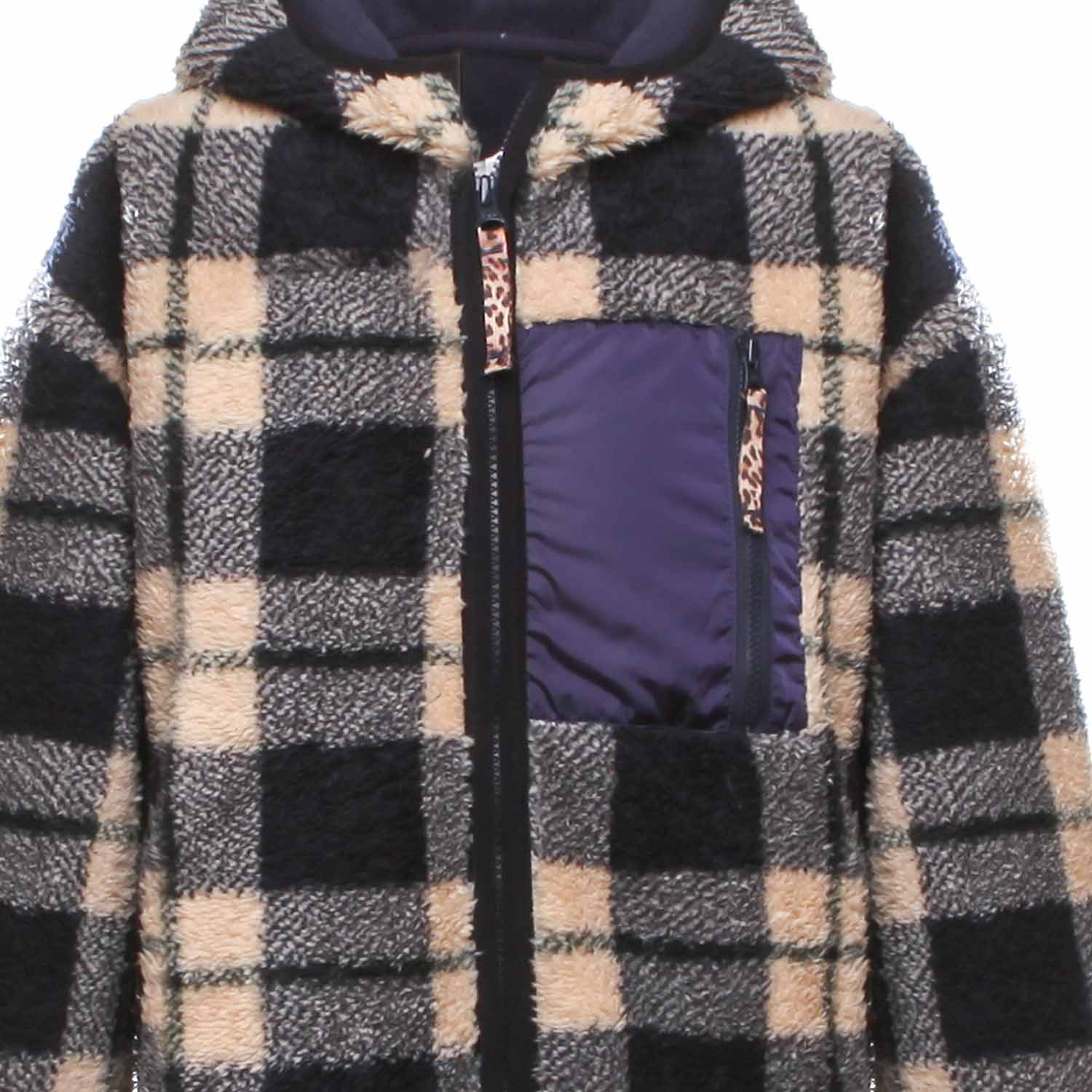 FELPA AIKO A QUADRI BAMBINA E TEENAGER - annameglio.com abbigliamento moda