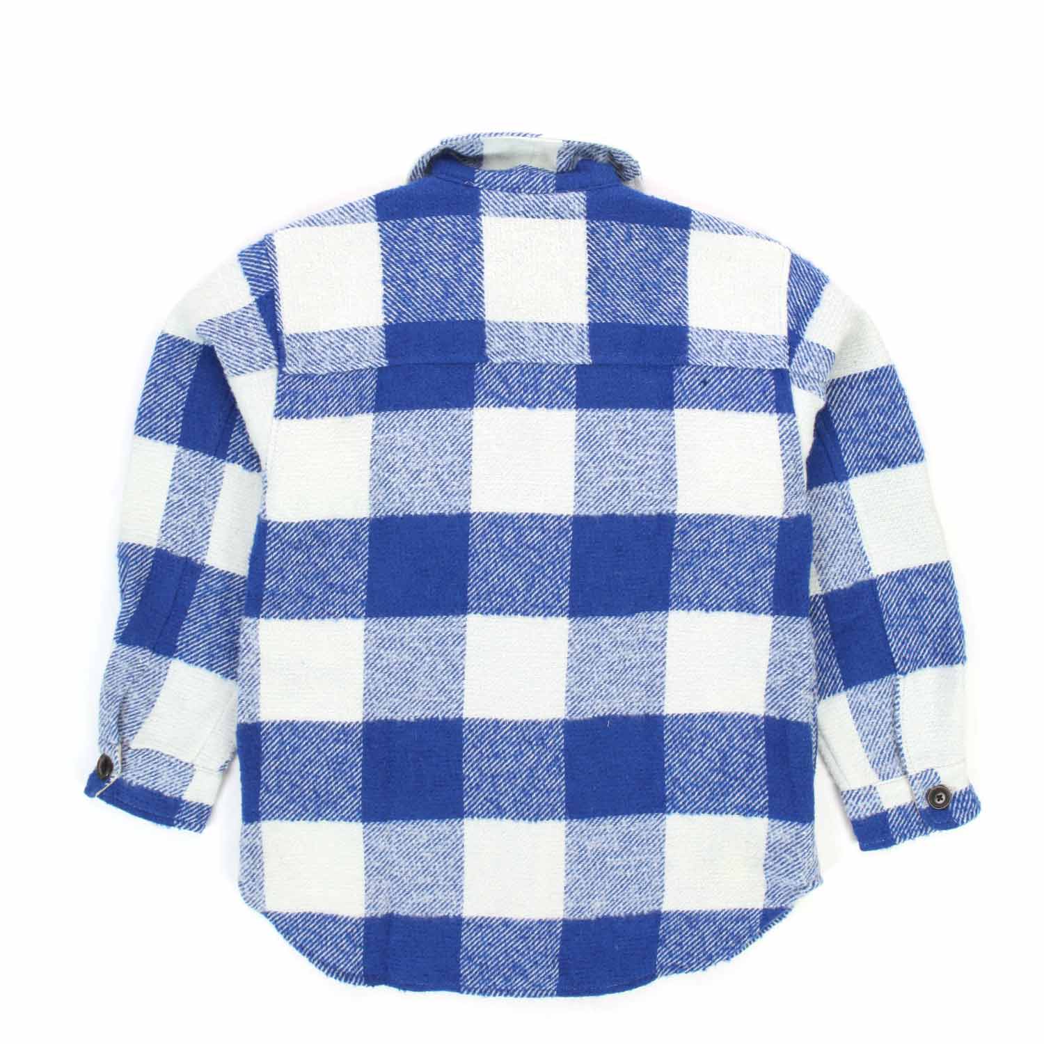 CAMICIA BIANCA E BLU A QUADRI BAMBINA E TEENAGER - annameglio.com abbigliamento moda