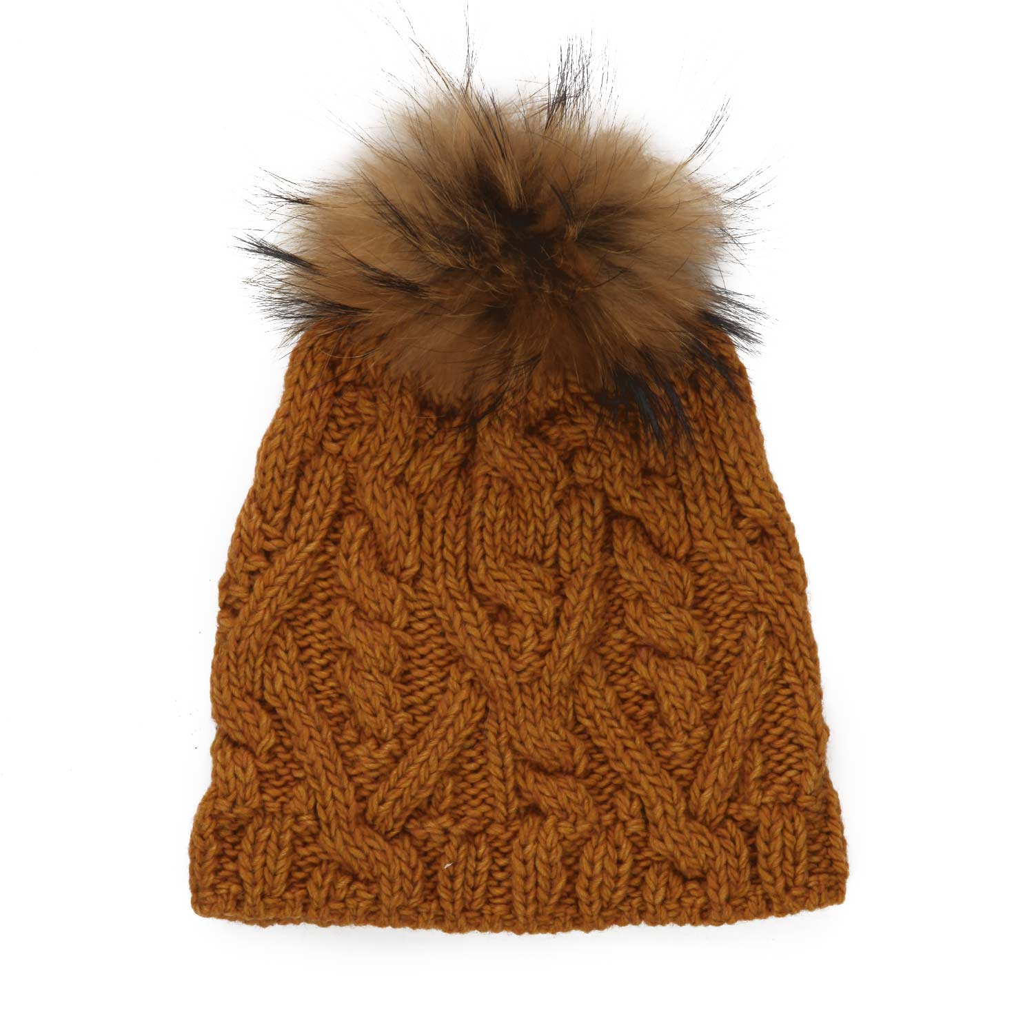 CAPPELLO SENAPE CON PON PON BAMBINA - annameglio.com abbigliamento moda