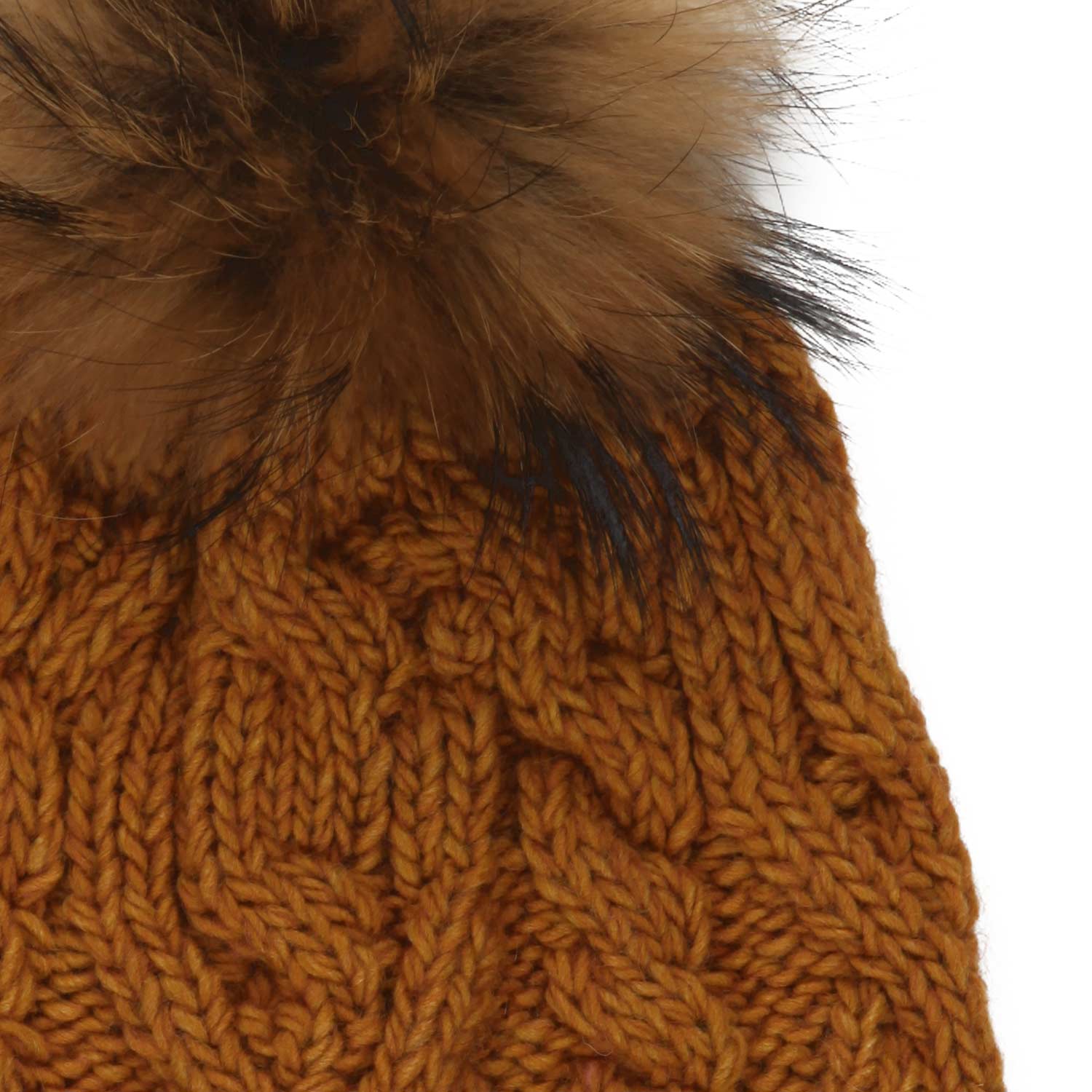 CAPPELLO SENAPE CON PON PON BAMBINA - annameglio.com abbigliamento moda