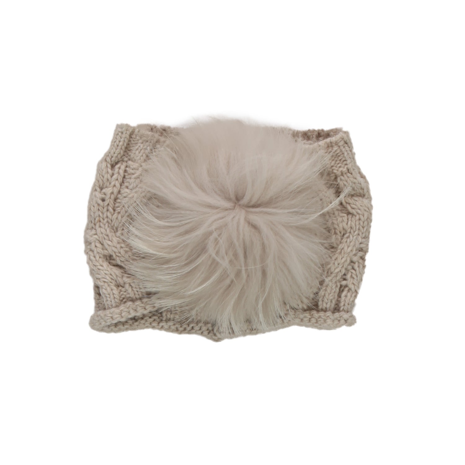 FASCIA BIANCO PANNA CON PON PON BAMBINA E TEEN - annameglio.com abbigliamento moda