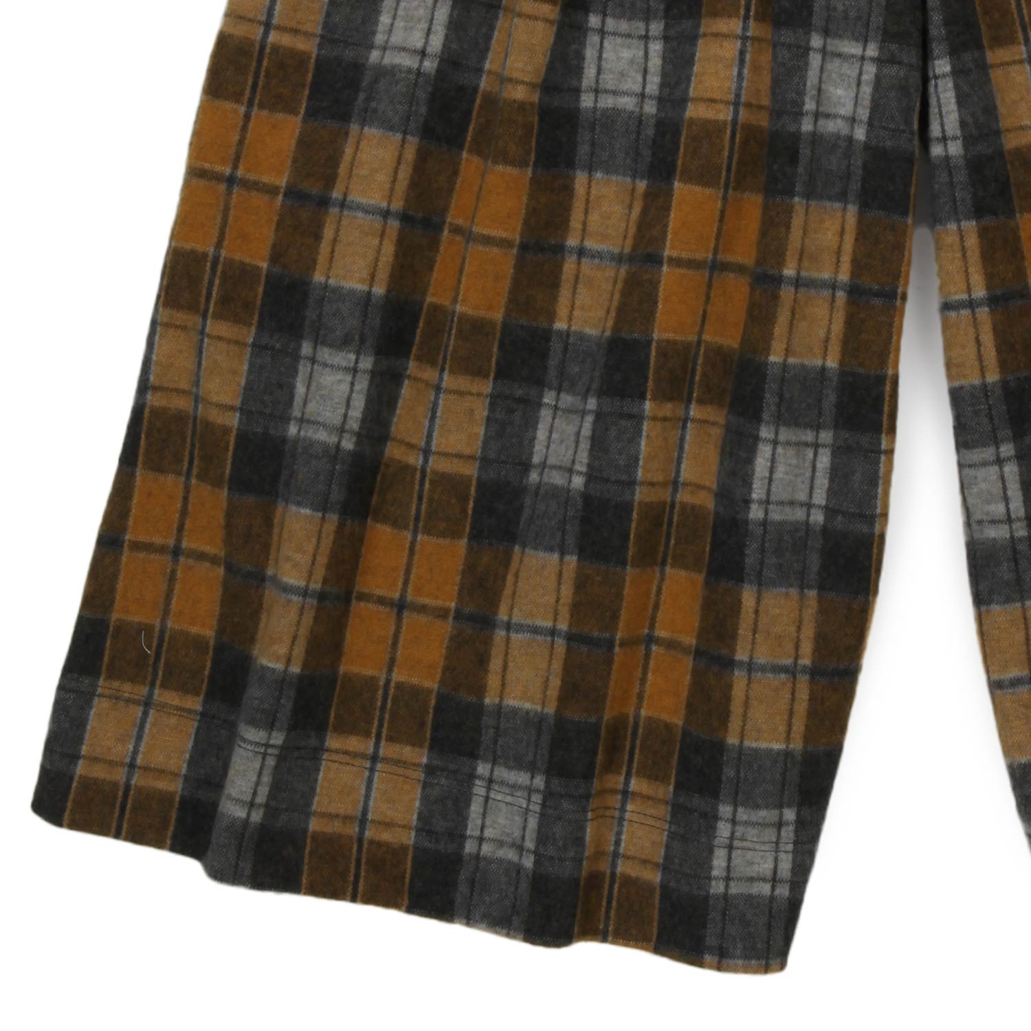 PANTALONE GRIGIO E SENAPE CHECK BAMBINA E TEEN - annameglio.com abbigliamento moda