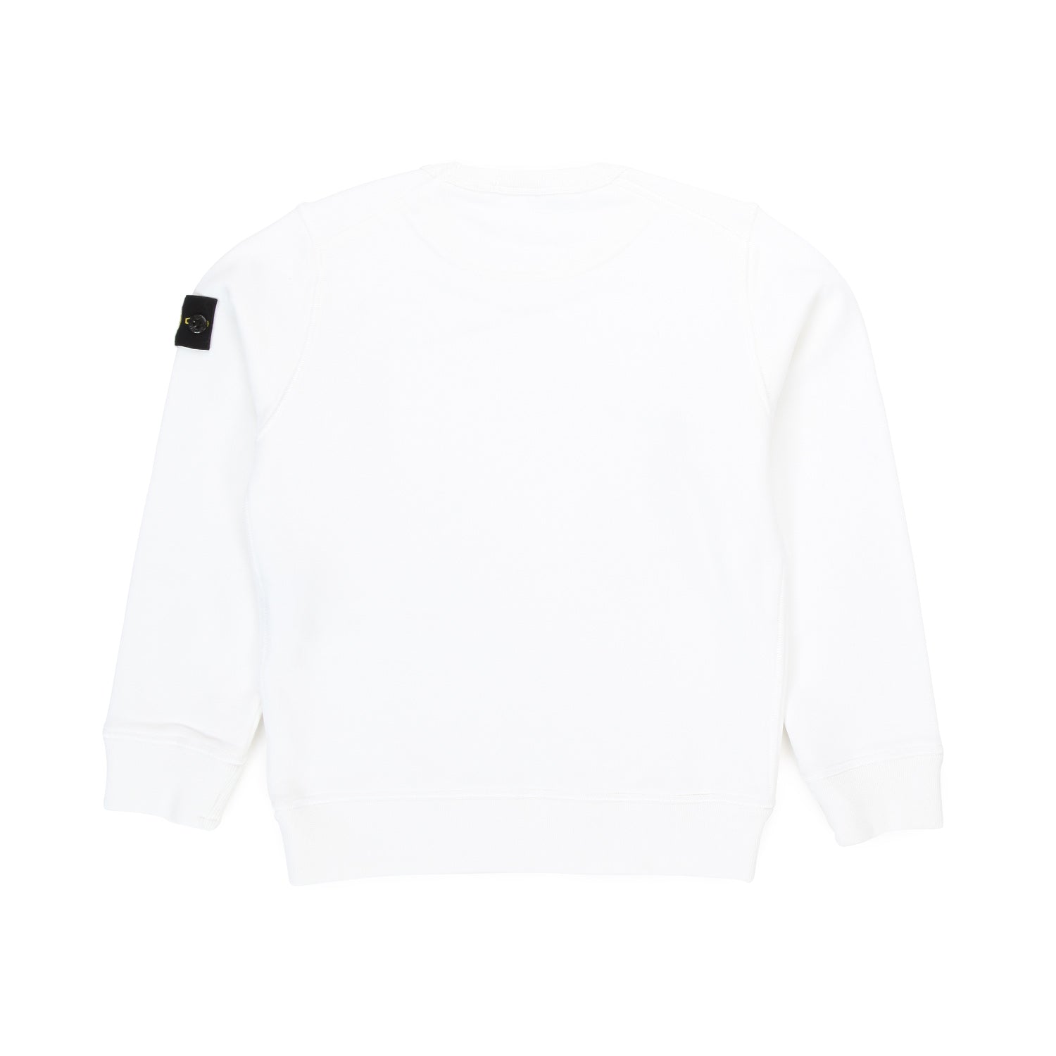 FELPA BIANCA CON PATCH LOGO BAMBINO E TEEN - annameglio.com abbigliamento moda