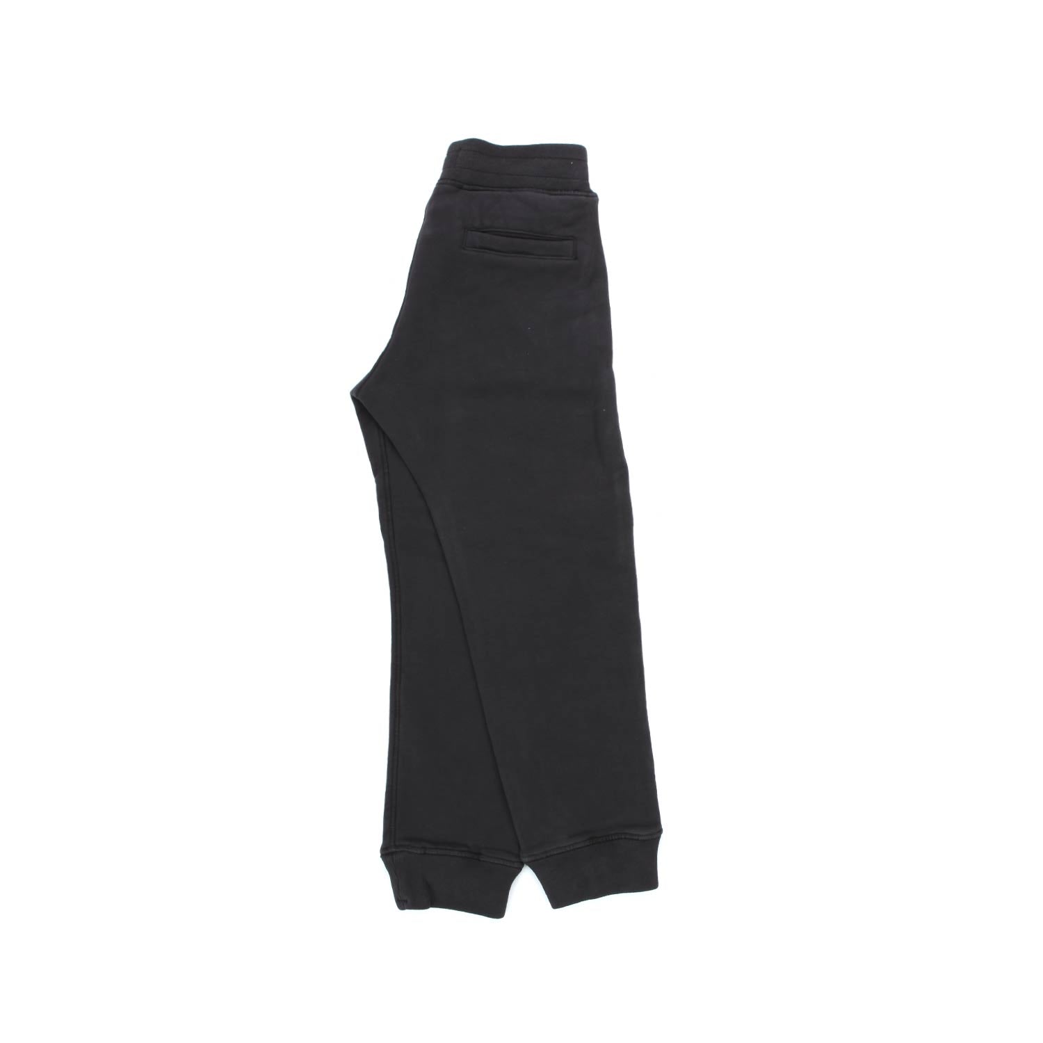 PANTALONE TUTA NERO CON PATCH LOGO BAMBINO E TEEN - annameglio.com abbigliamento moda