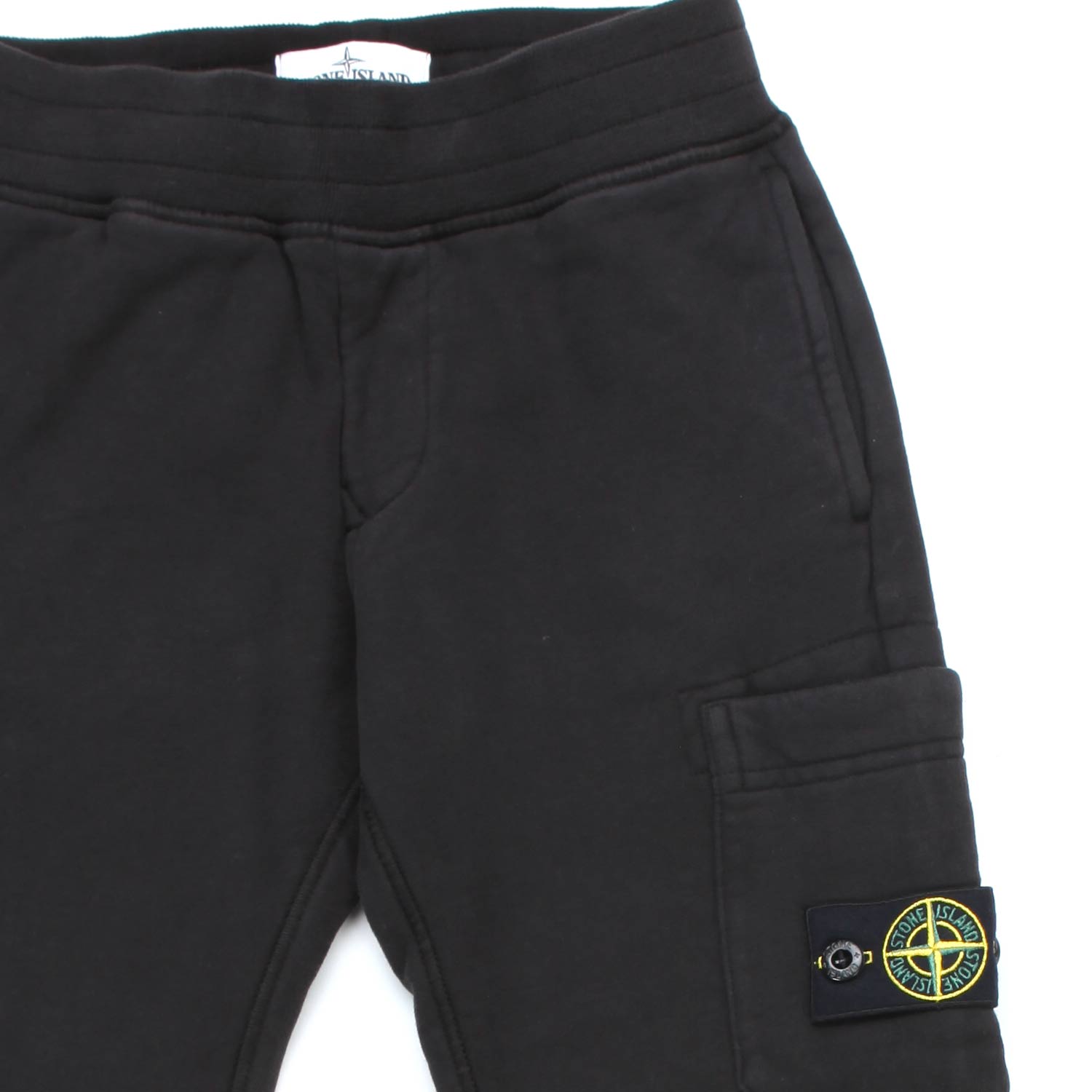 PANTALONE TUTA NERO CON PATCH LOGO BAMBINO E TEEN - annameglio.com abbigliamento moda
