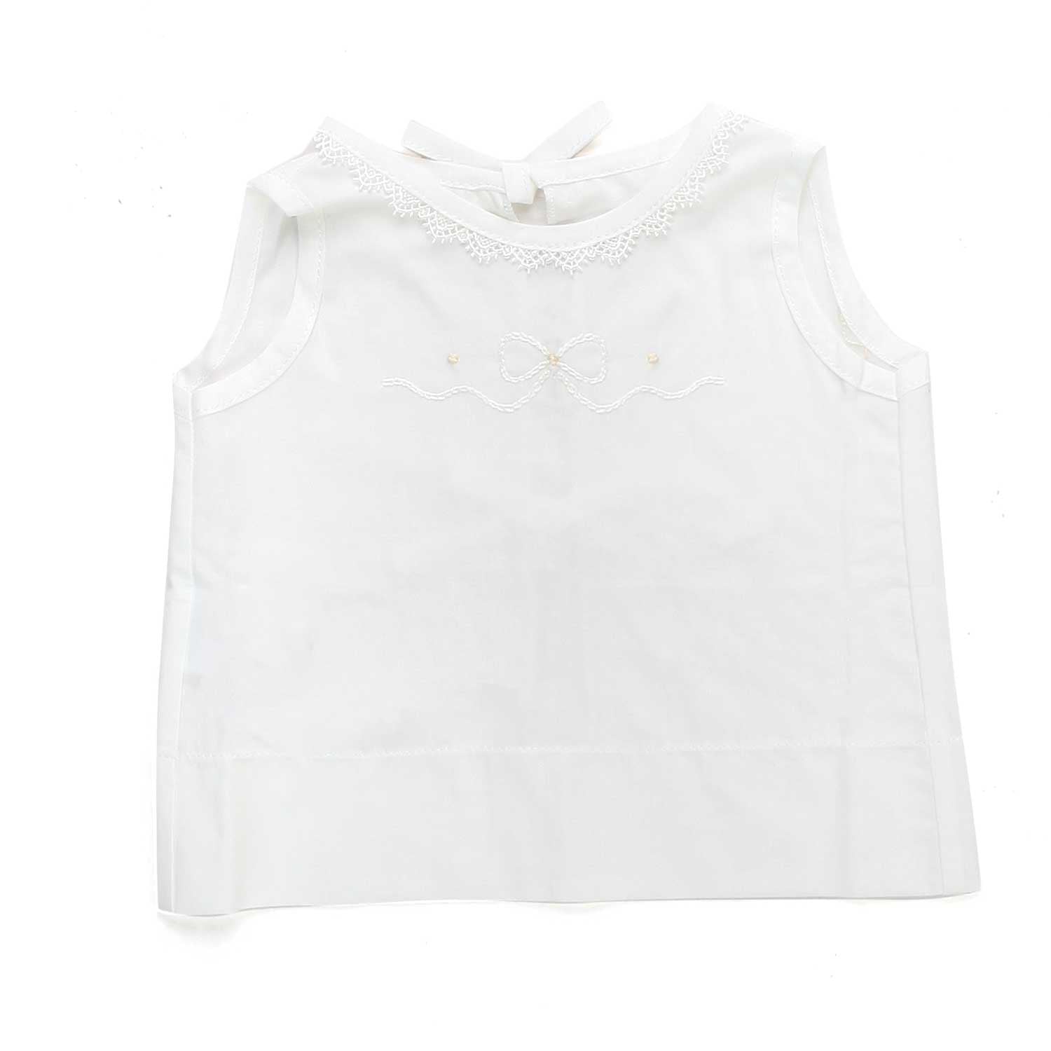 CAMICINO PORTA FORTUNA BIANCO BEBÈ - annameglio.com abbigliamento moda