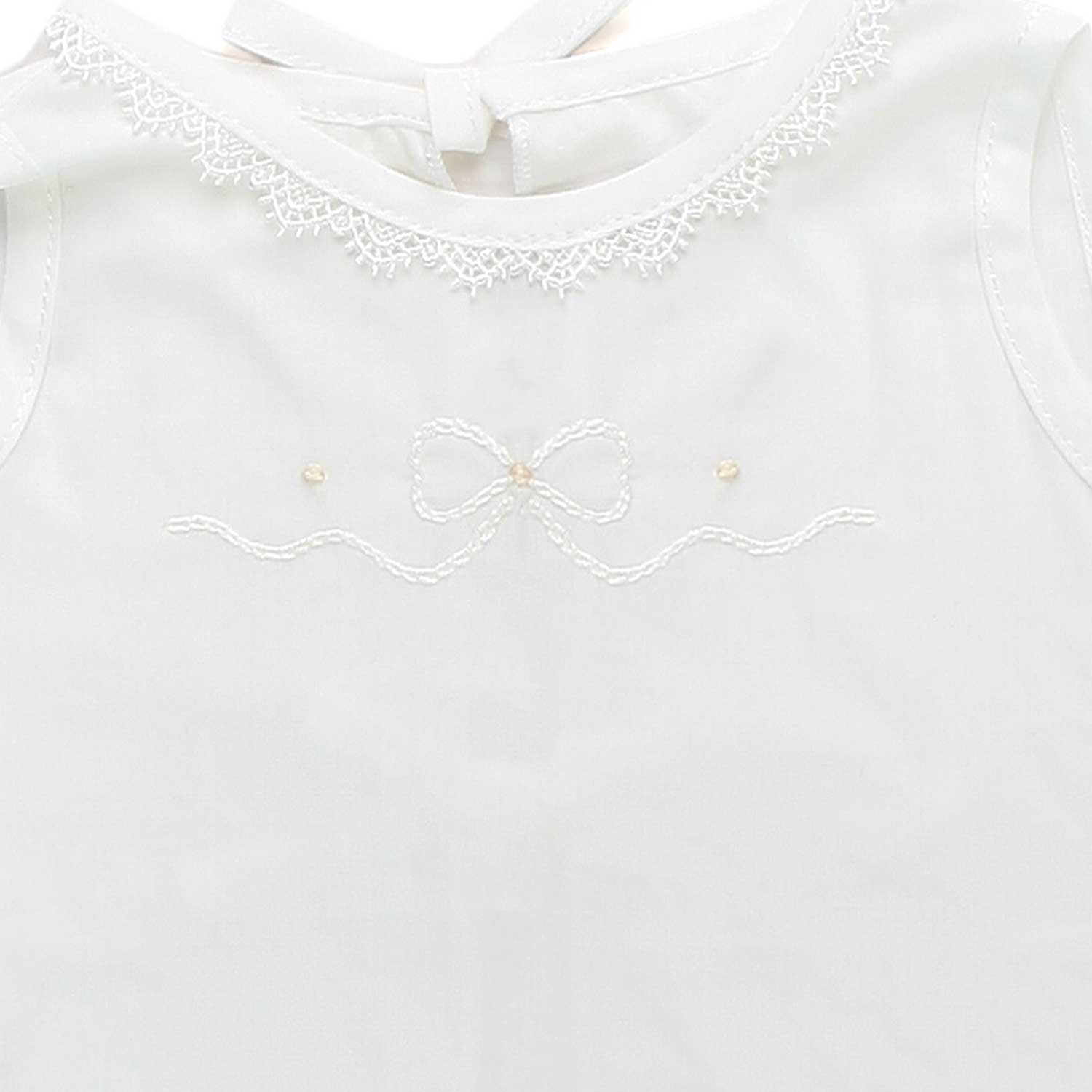 CAMICINO PORTA FORTUNA BIANCO BEBÈ - annameglio.com abbigliamento moda