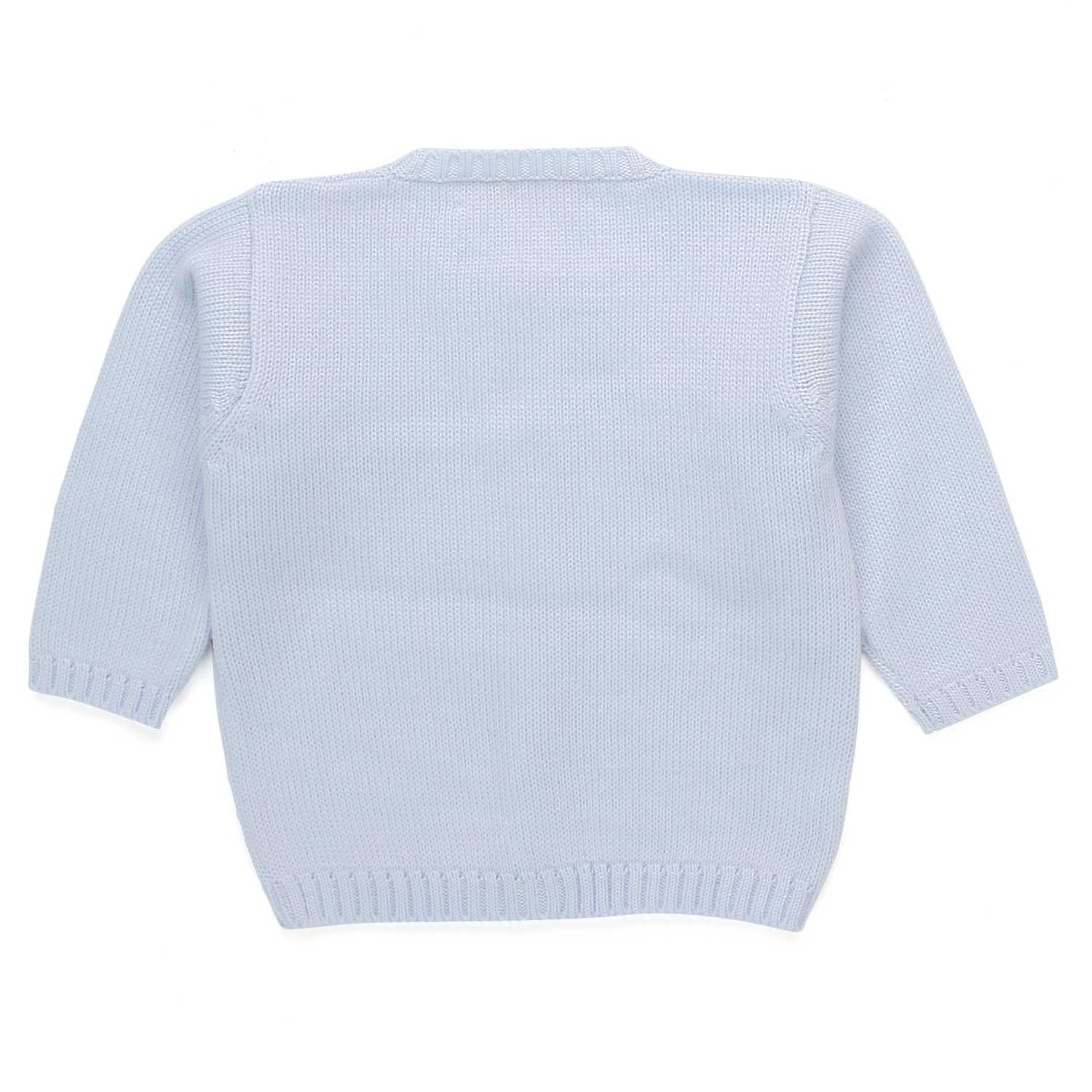 CARDIGAN CELESTE BAMBINO E NEONATO - annameglio.com abbigliamento moda