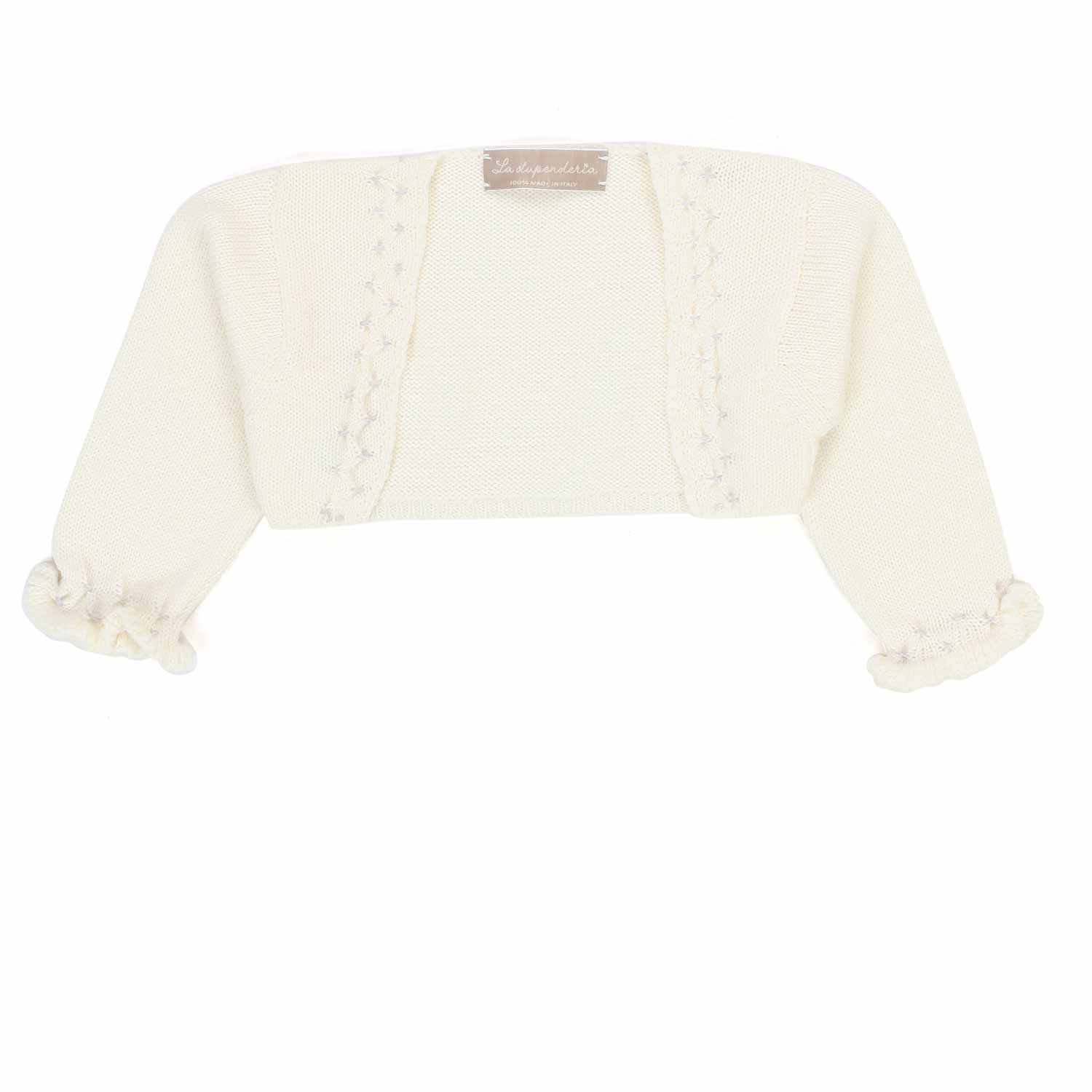 COPRISPALLE BIANCO PANNA PER BIMBA - annameglio.com abbigliamento moda