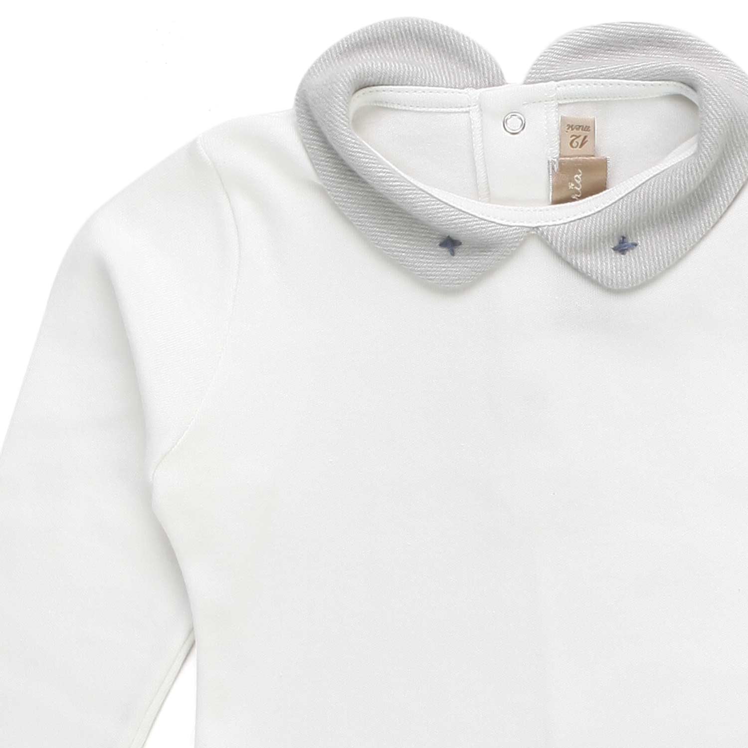 BODY BIANCO E GRIGIO NEONATO - annameglio.com abbigliamento moda