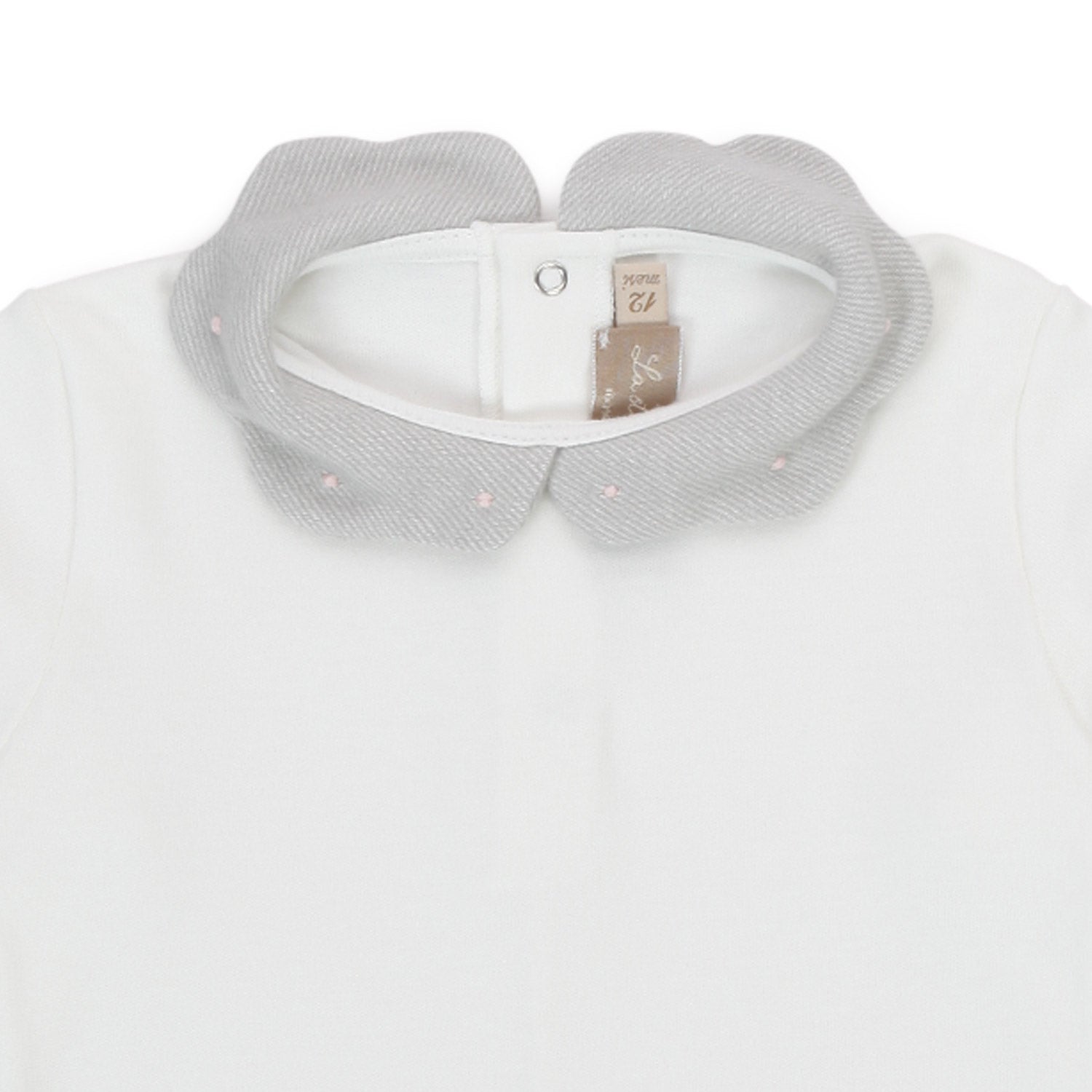 BODY BIANCO E GRIGIO NEONATA - annameglio.com abbigliamento moda