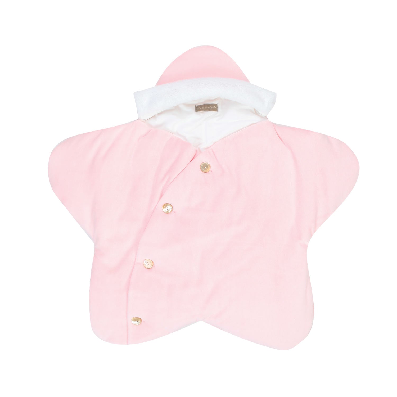 SACCO NANNA ROSA A STELLA PER NEONATA - annameglio.com abbigliamento moda