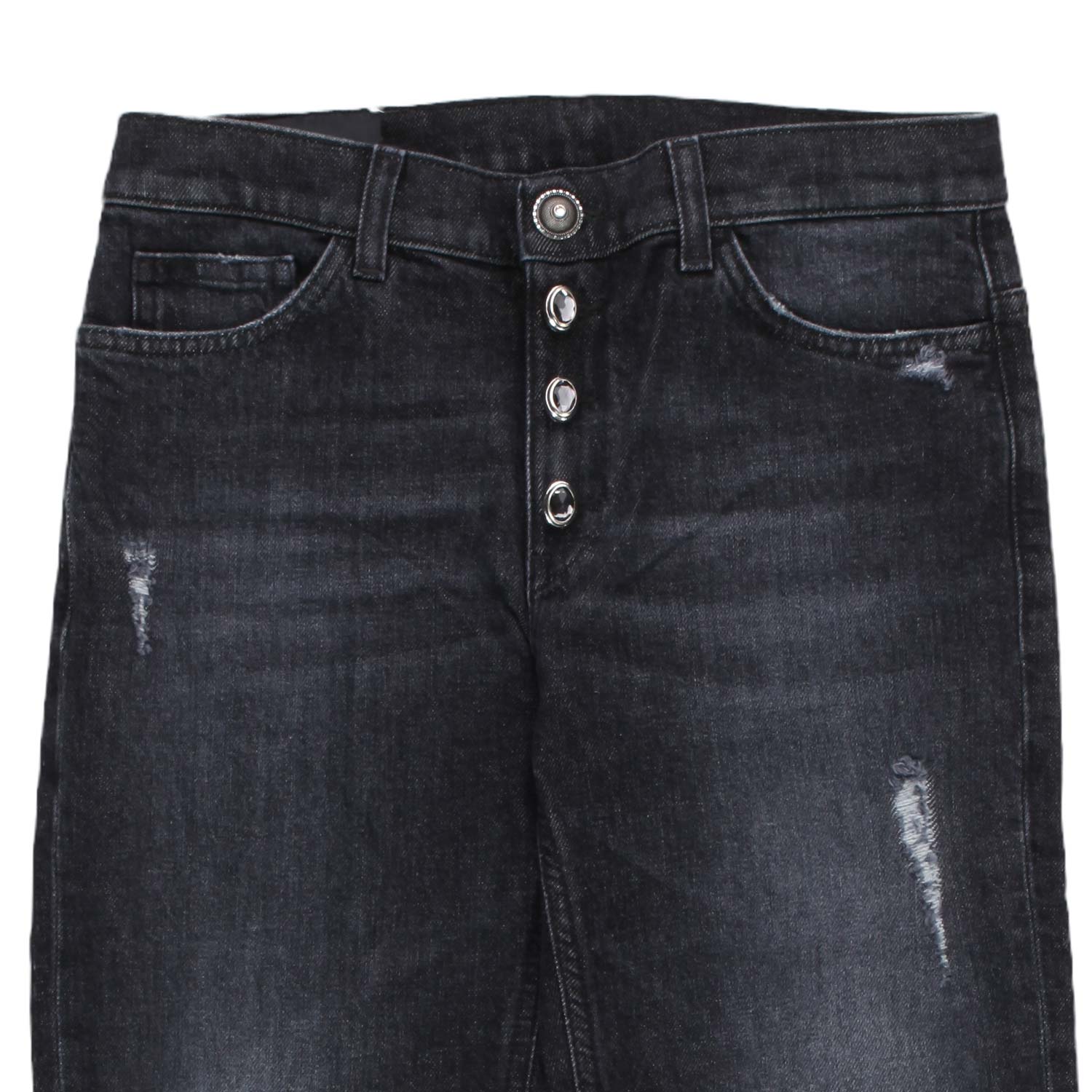 JEANS SLIM FIT NERO BAMBINA E RAGAZZA - annameglio.com abbigliamento moda