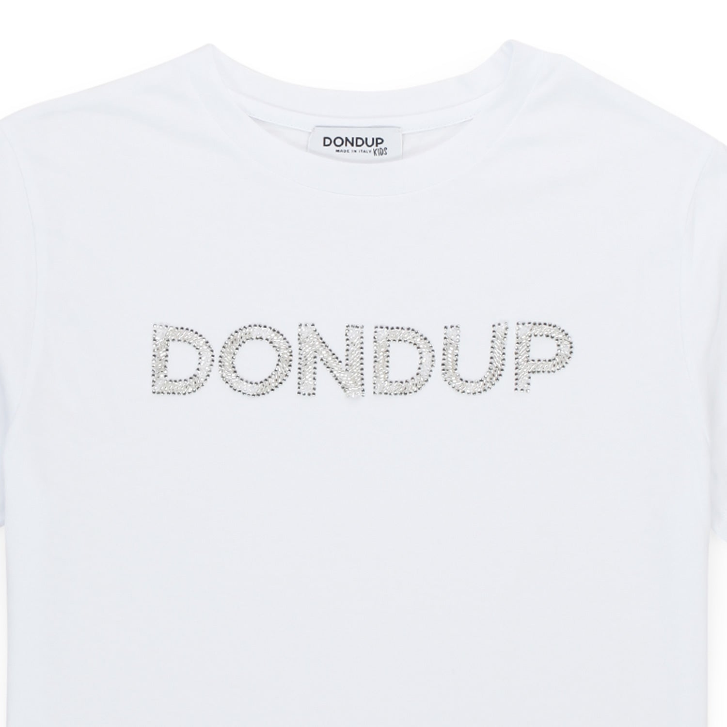 T-SHIRT BIANCA CON LOGO BAMBINA E RAGAZZA - annameglio.com abbigliamento moda