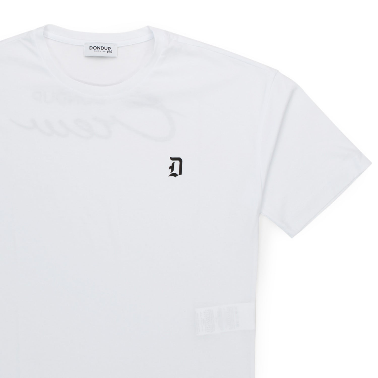 T-SHIRT BIANCA CON MONOGRAMMA BAMBINA E RAGAZZA - annameglio.com abbigliamento moda