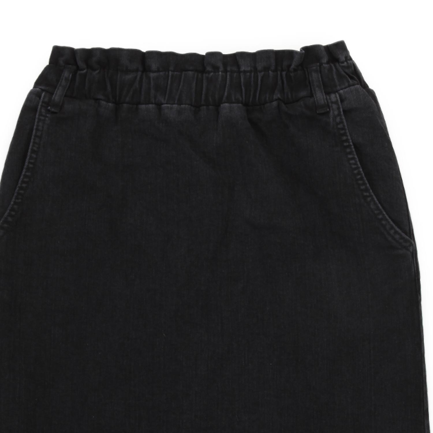 GONNA DENIM NERO BAMBINA TEEN - annameglio.com abbigliamento moda