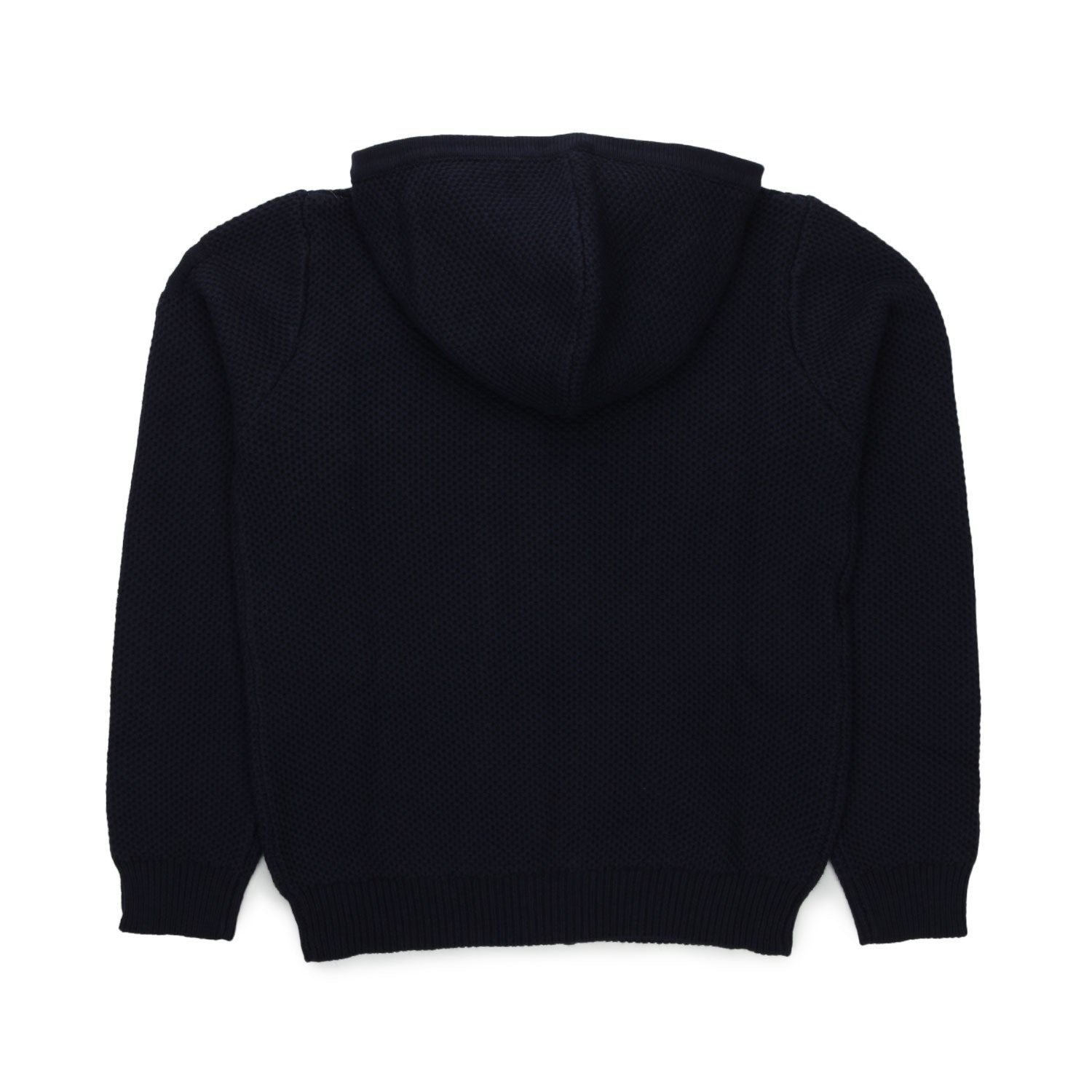 CARDIGAN CON CAPPUCCIO BLU SCURO BAMBINO E TEEN - annameglio.com abbigliamento moda