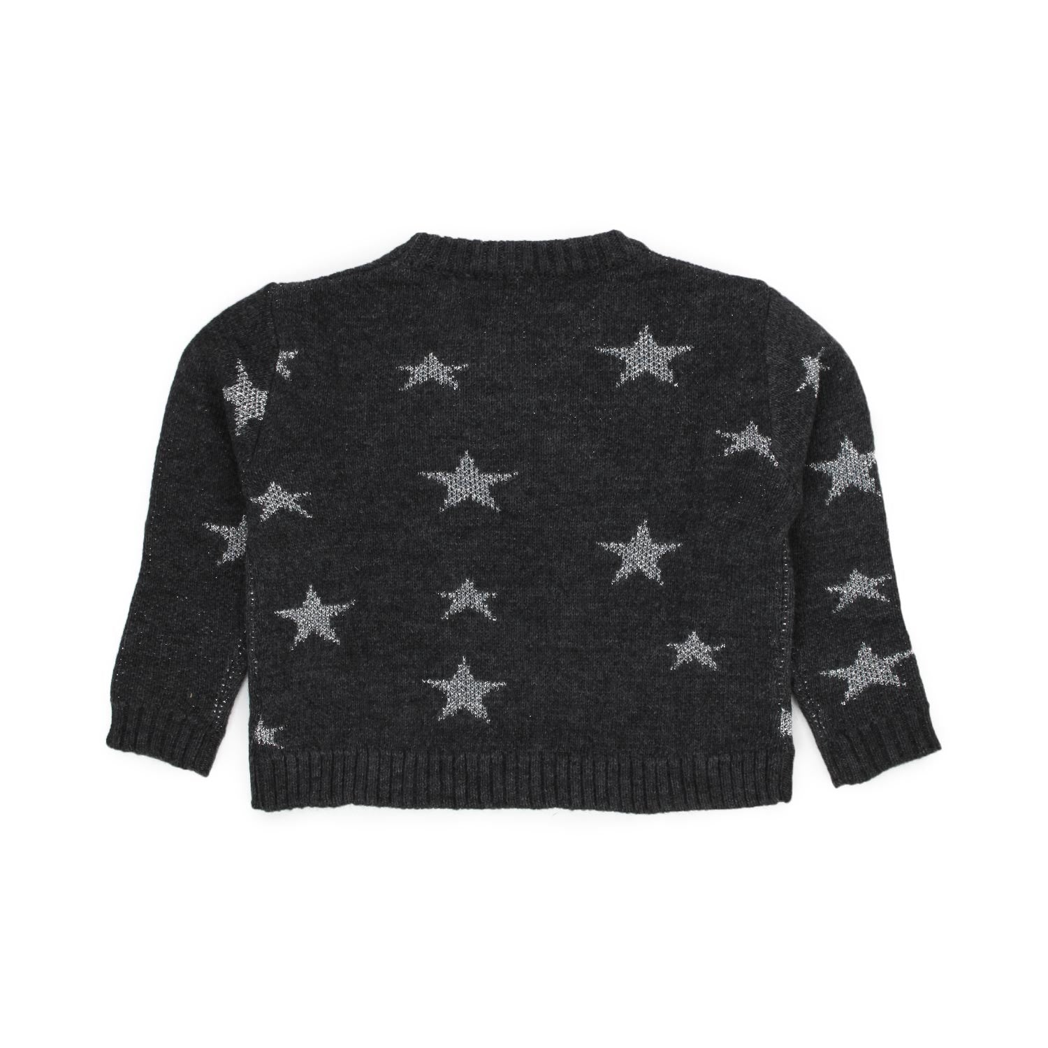 PULLOVER ANTRACITE CON STELLE LUREX BAMBINA E TEEN - annameglio.com abbigliamento moda