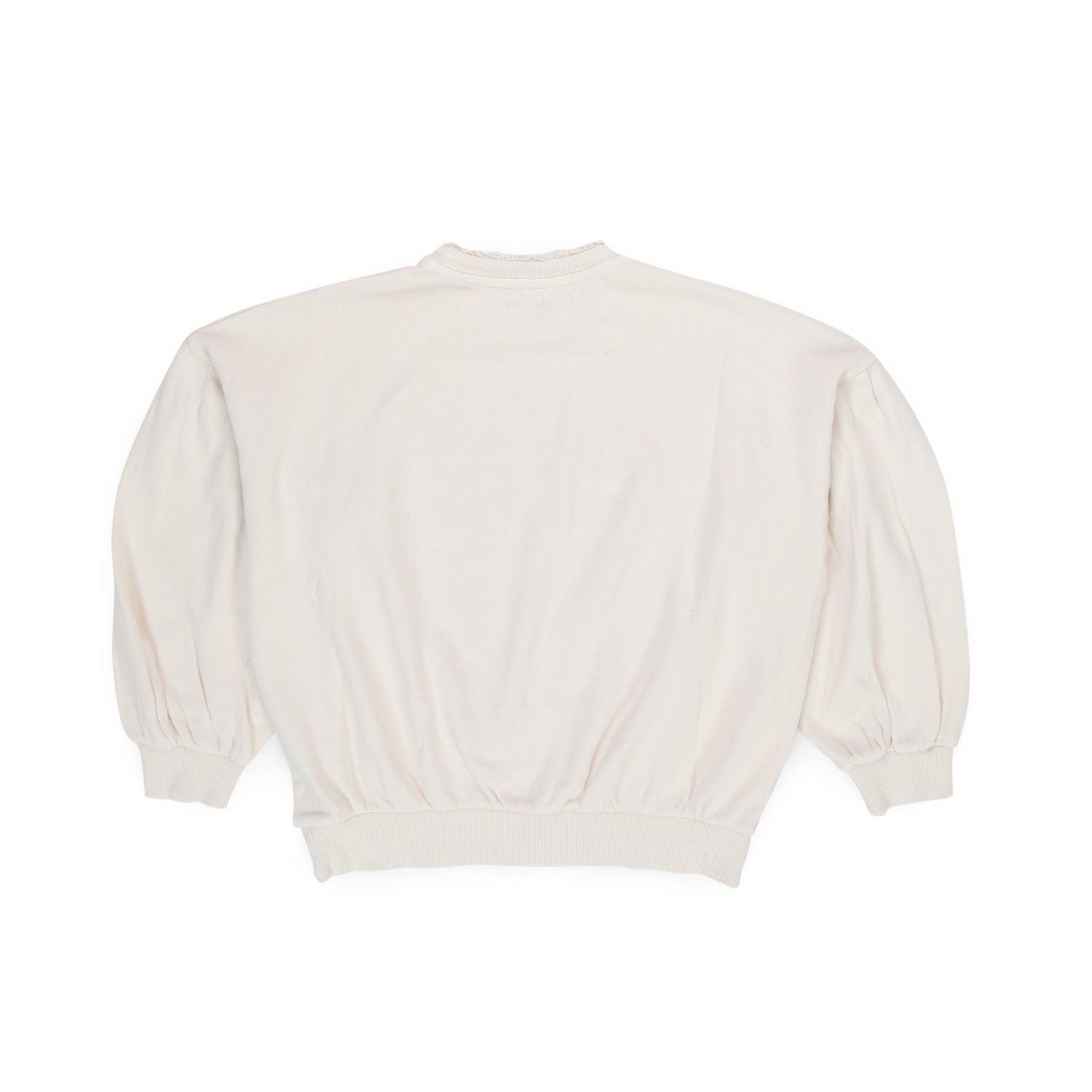 FELPA LOVE BIANCO PANNA BAMBINA E TEEN - annameglio.com abbigliamento moda