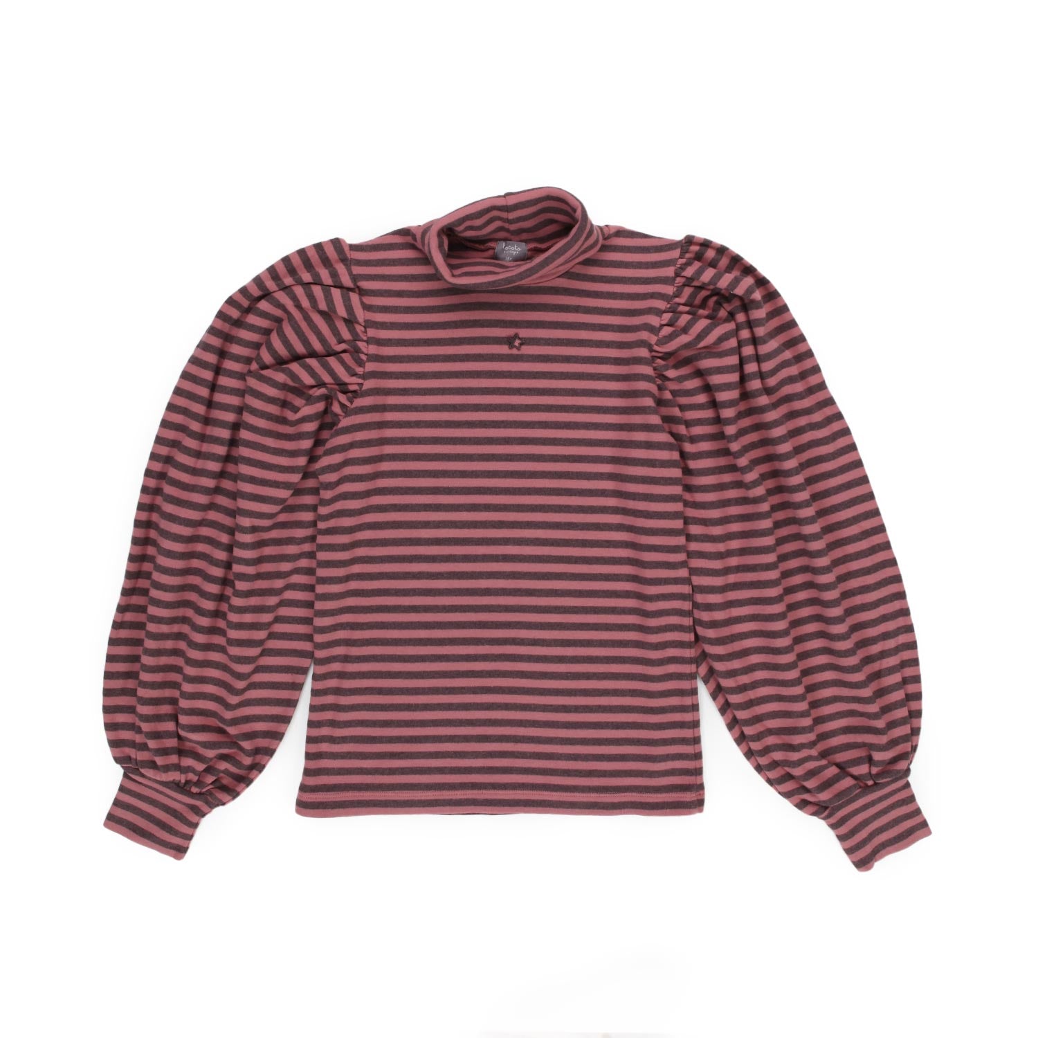 BLUSA ROSA E GRIGIA A RIGHE BAMBINA E TEEN - annameglio.com abbigliamento moda