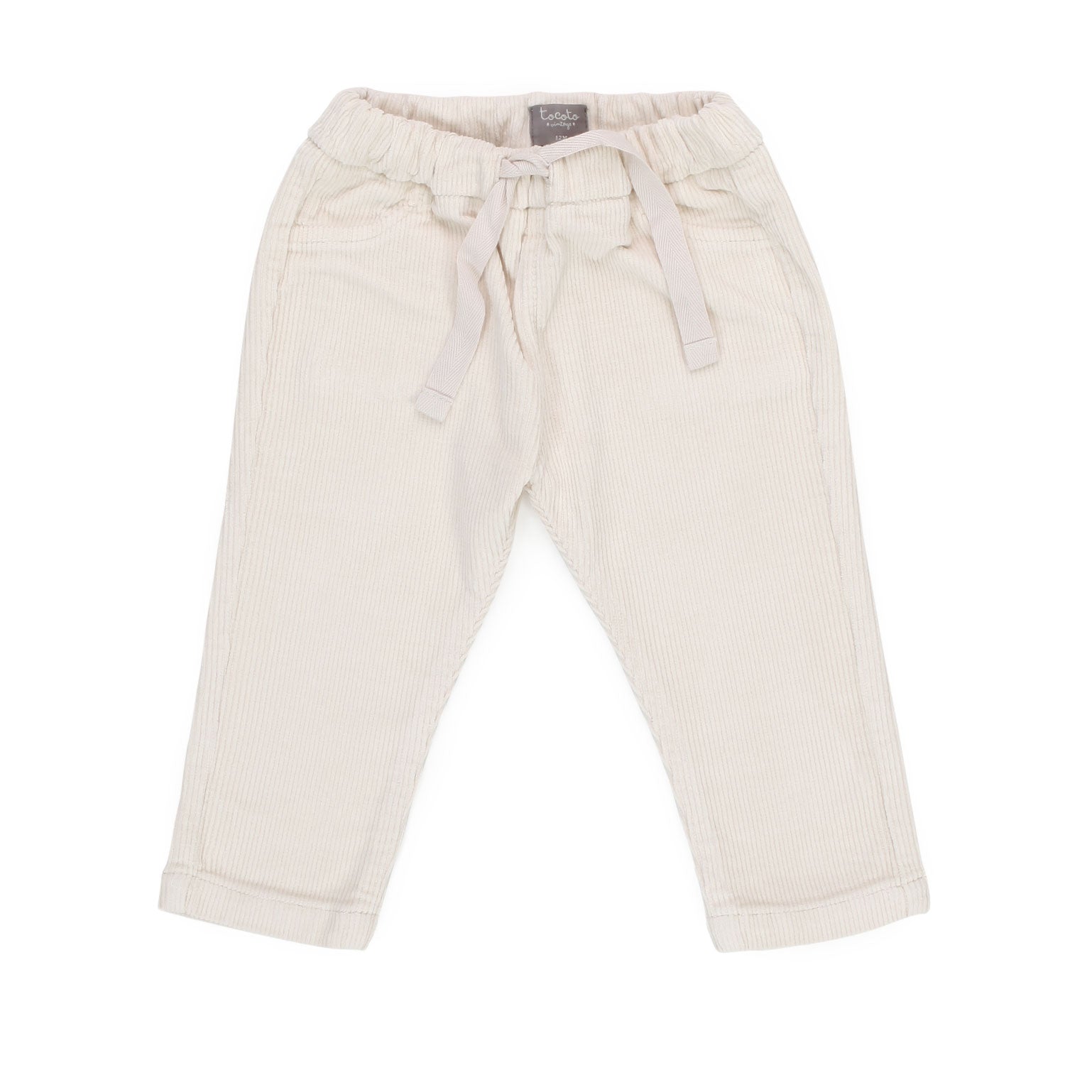 PANTALONE CORDUROY PANNA BABY UNISEX - annameglio.com abbigliamento moda