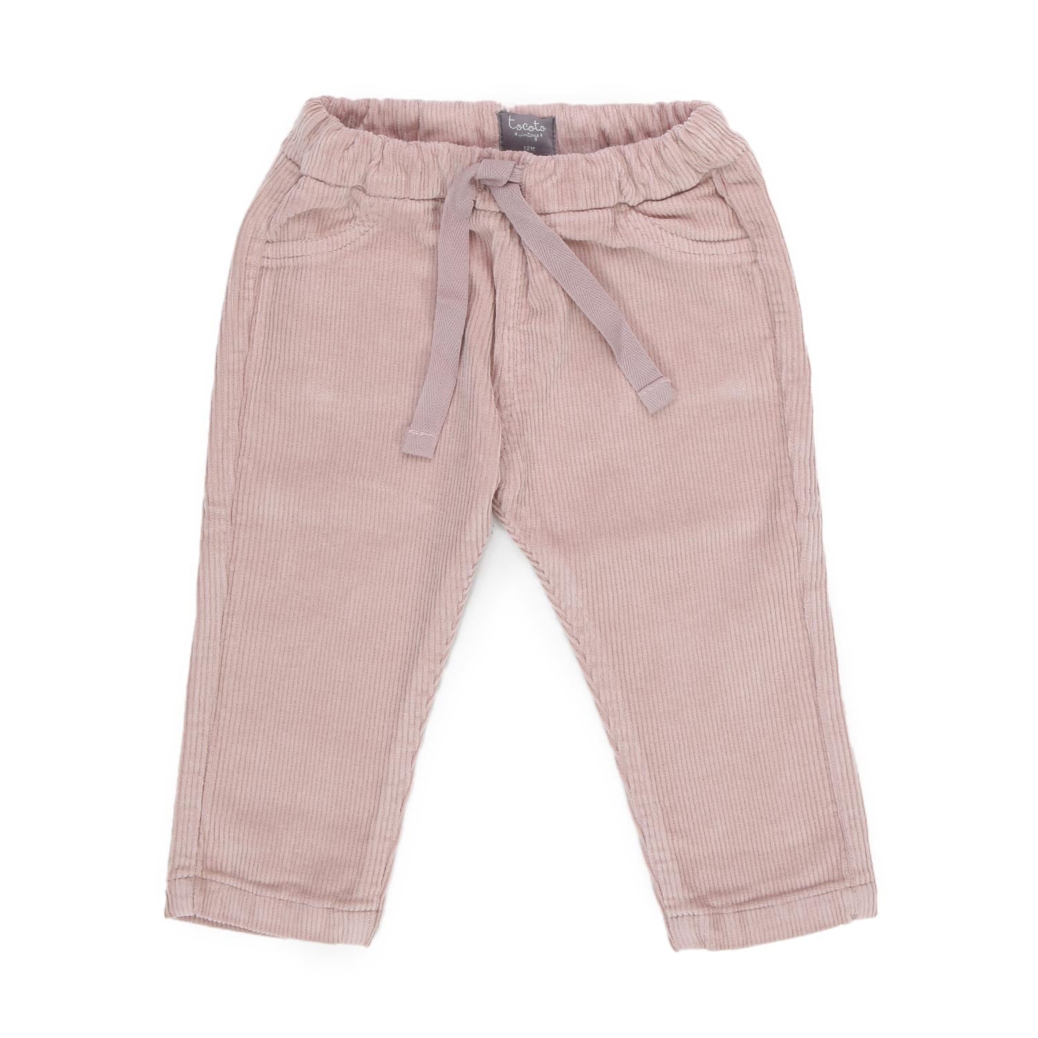 PANTALONE CORDUROY ROSA BIMBA - annameglio.com abbigliamento moda