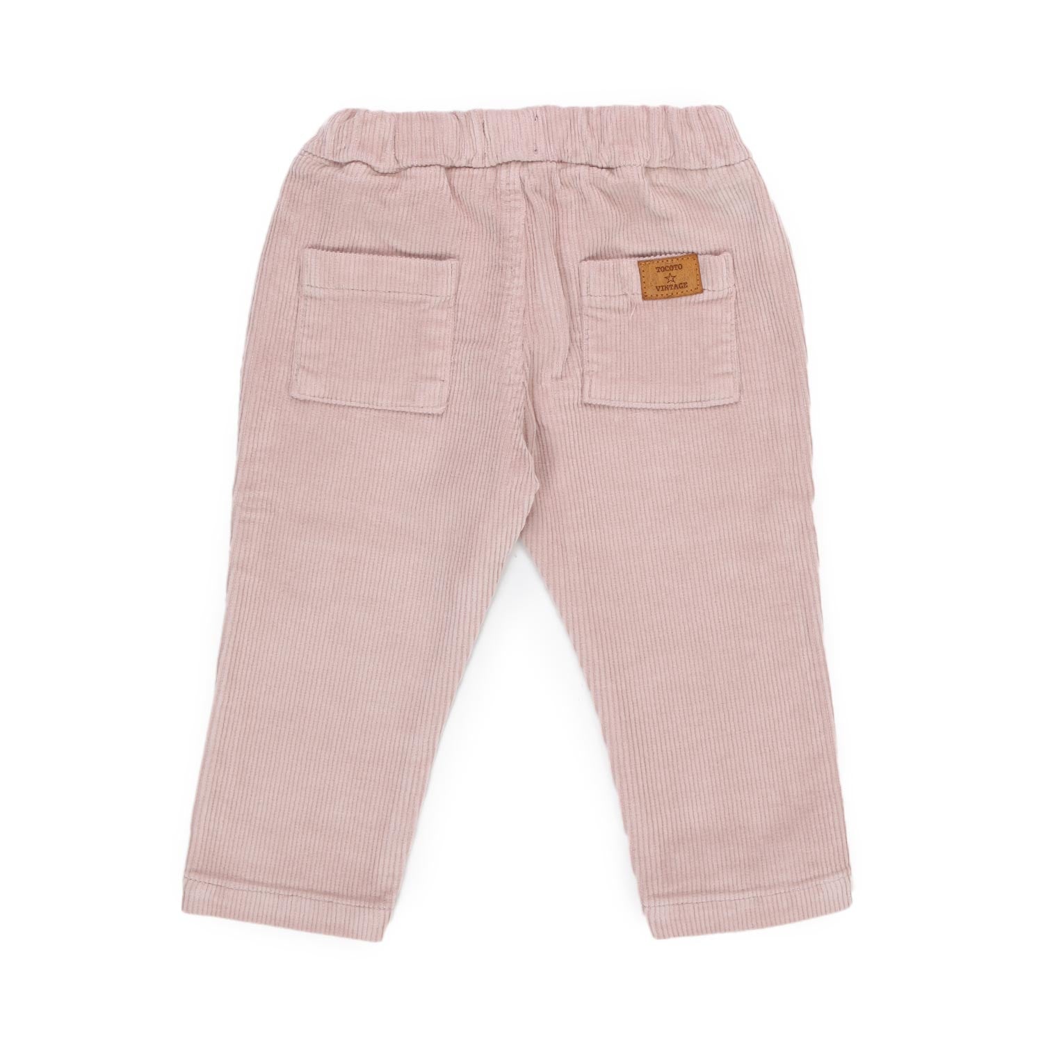 PANTALONE CORDUROY ROSA BIMBA - annameglio.com abbigliamento moda