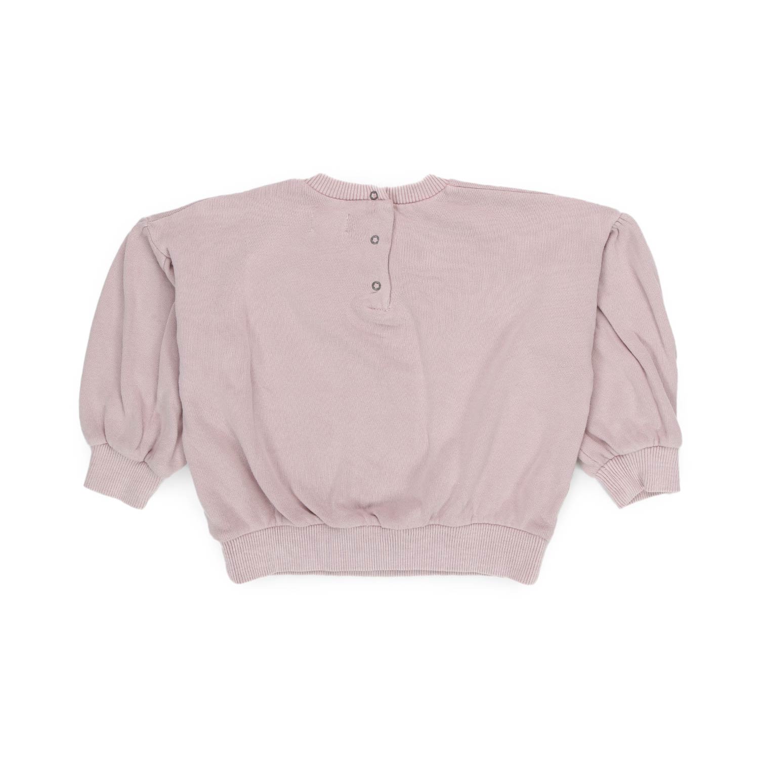 FELPA LOVE ROSA PALLIDO BAMBINA BABY - annameglio.com abbigliamento moda