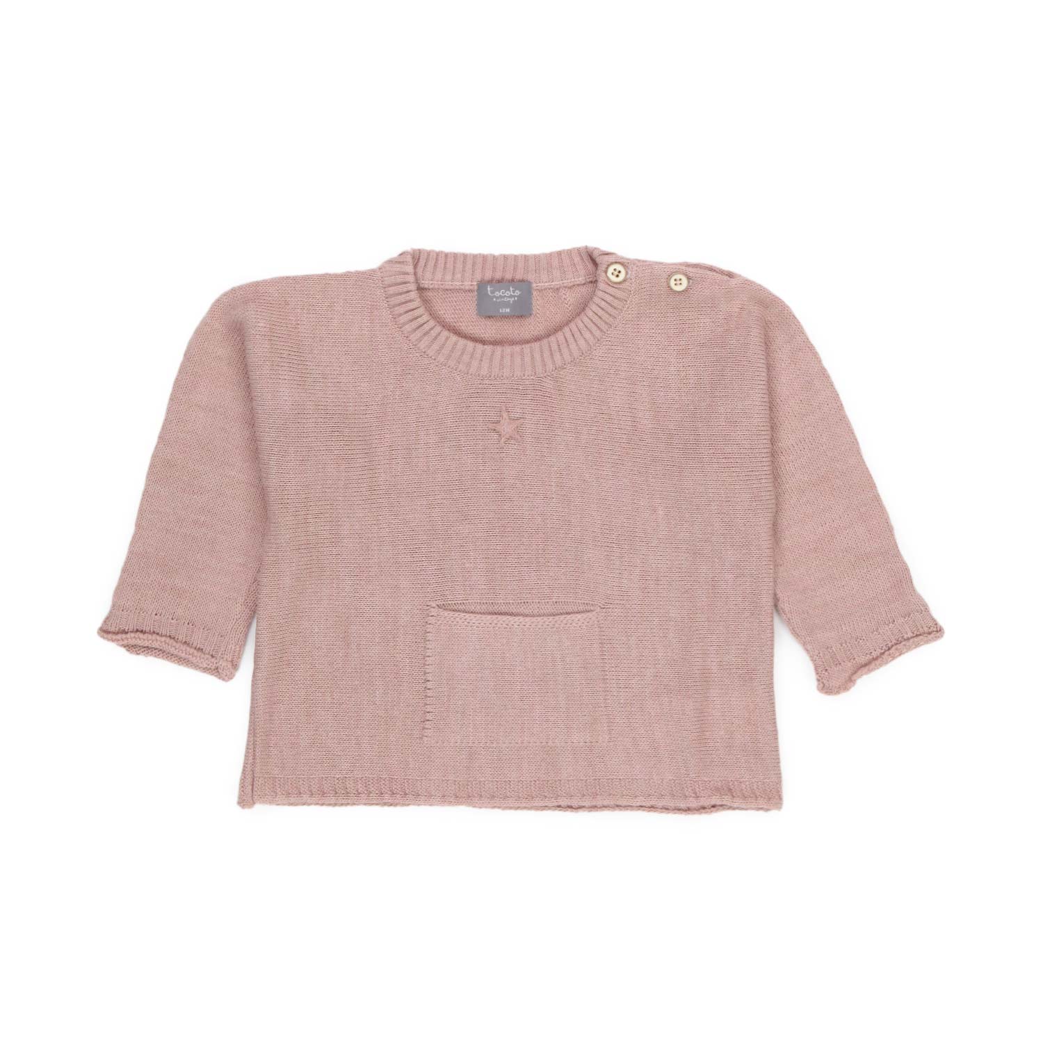 PULLOVER ROSA ANTICO BIMBA - annameglio.com abbigliamento moda