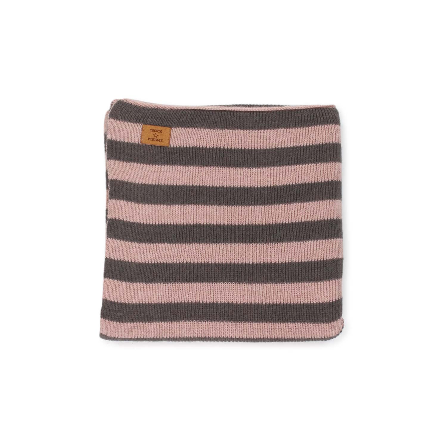 COPERTA A RIGHE ROSA E GRIGIO NEONATA - annameglio.com abbigliamento moda