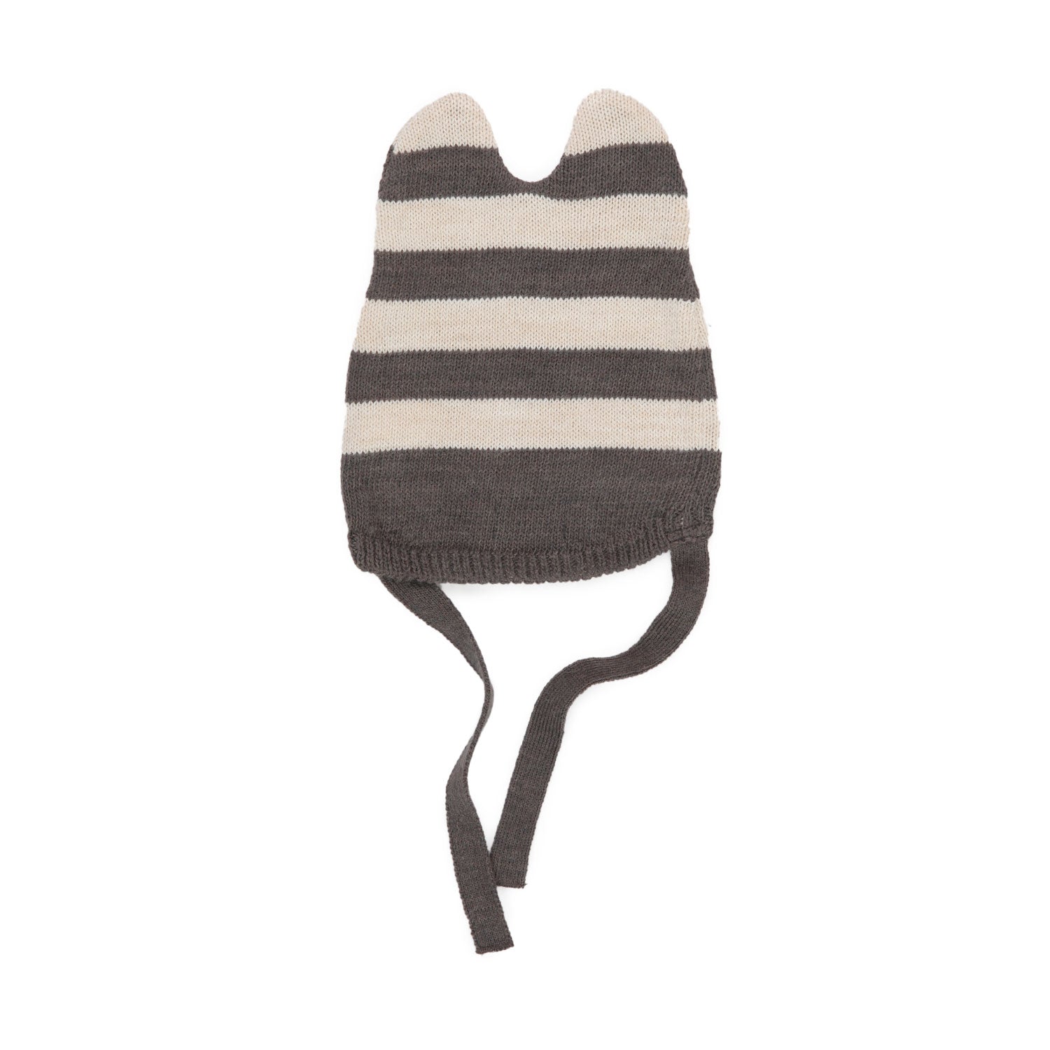 CAPPELLO A RIGHE PANNA E GRIGIO BABY UNISEX - annameglio.com abbigliamento moda