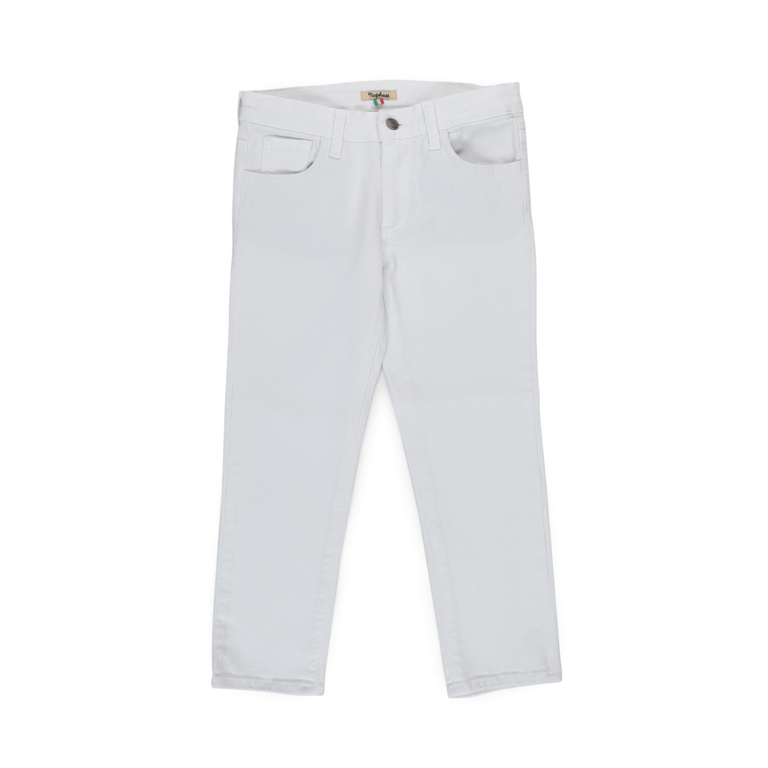 PANTALONE BIANCO COTONE BOY - annameglio.com abbigliamento moda