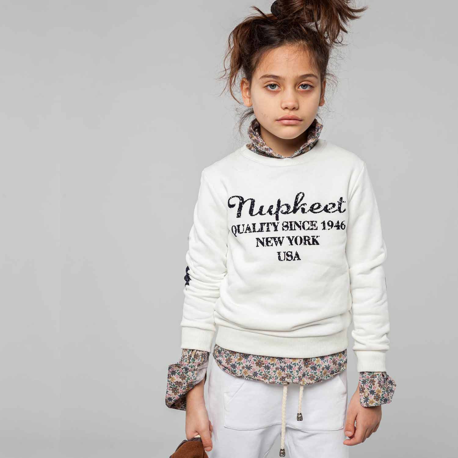 FELPA BIANCA BAMBINO E BOY - annameglio.com abbigliamento moda