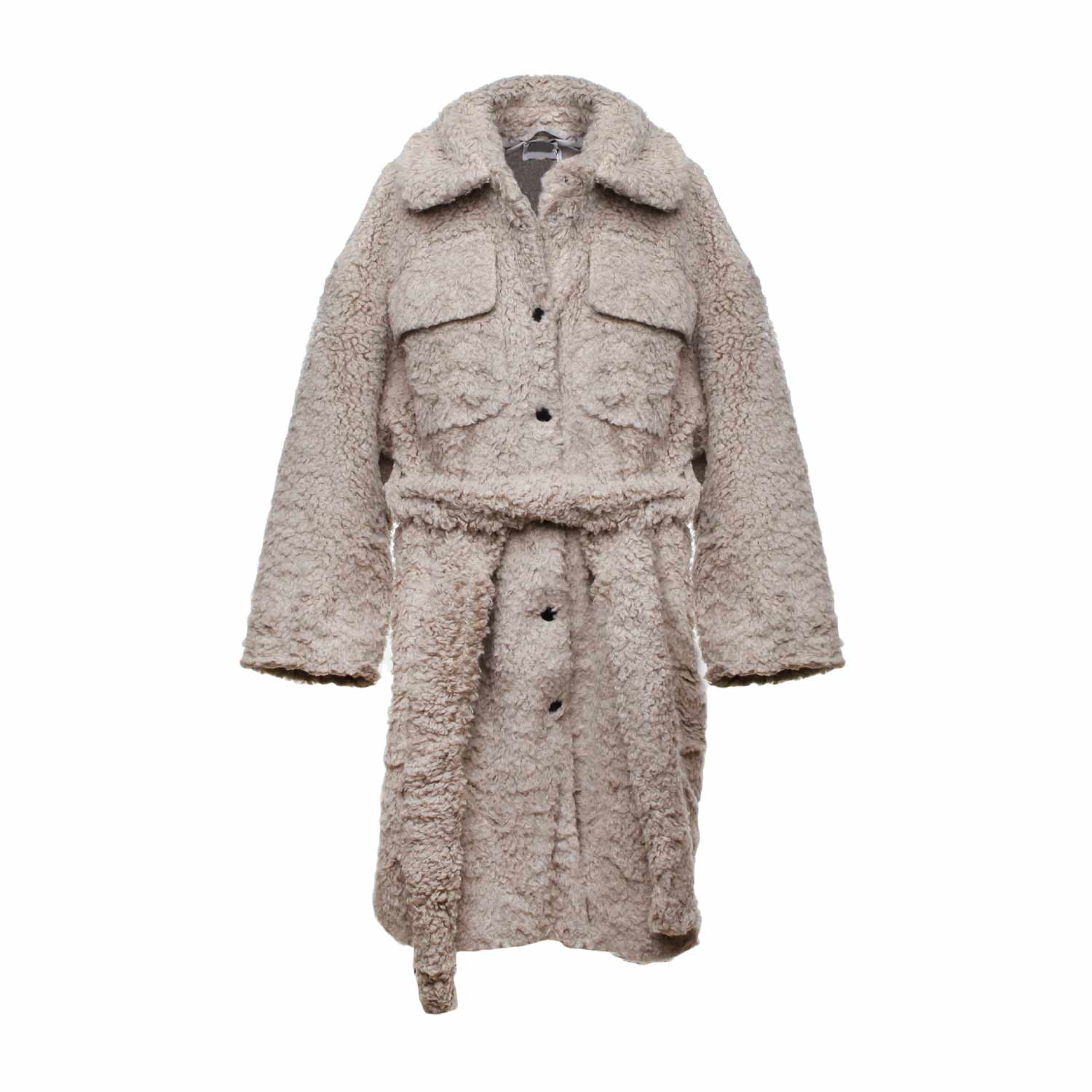 CAPPOTTO PAOLA GRIGIO CHIARO BAMBINA E TEEN - annameglio.com abbigliamento moda