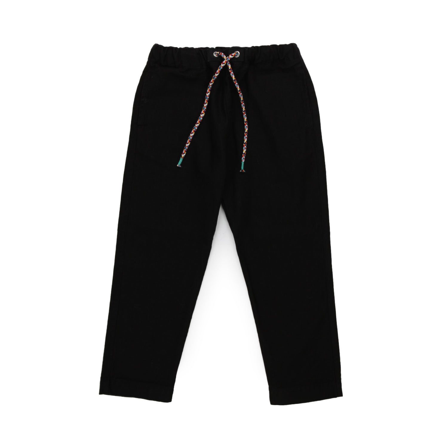 PANTALONE NERO CON COULISSE BAMBINO - annameglio.com abbigliamento moda