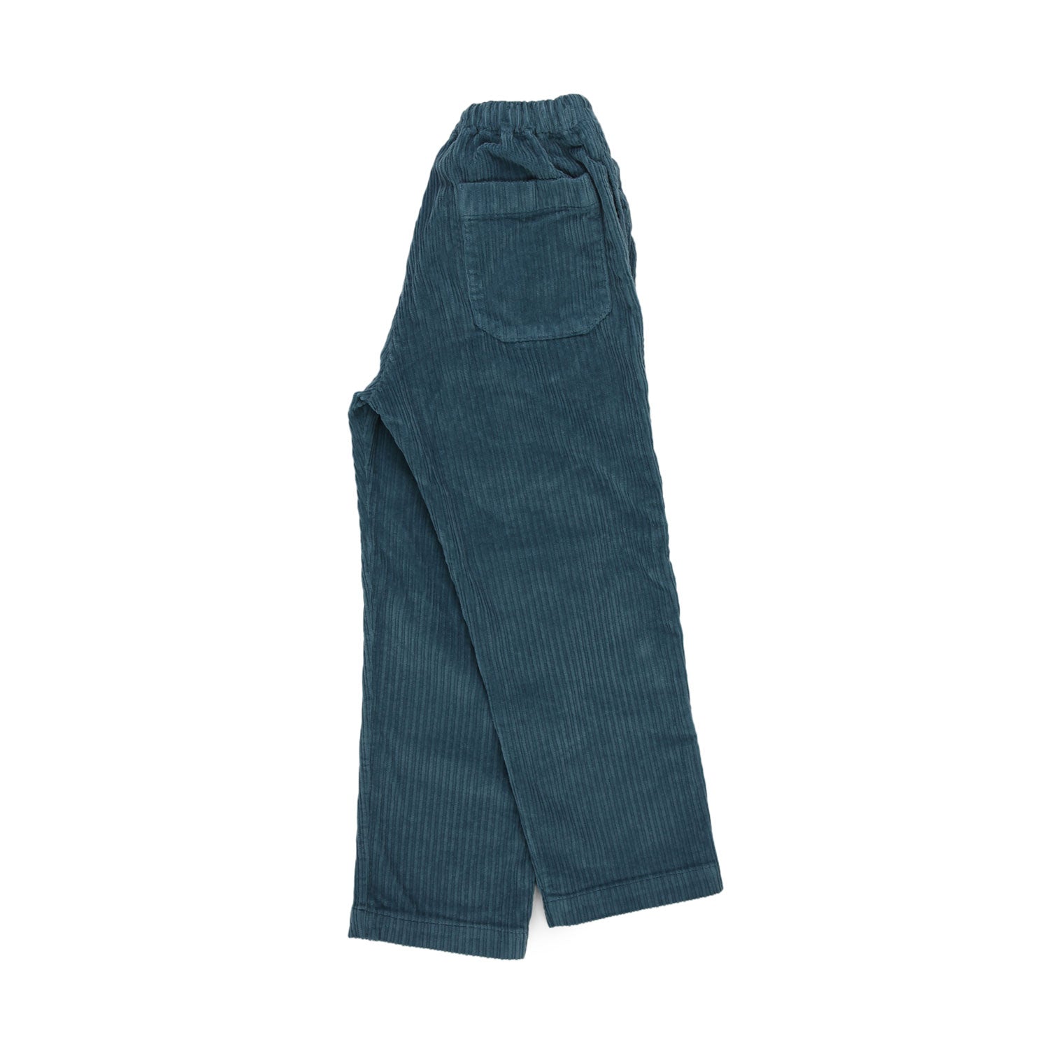 PANTALONE CORDUROY PETROLIO CON COULISSE BAMBINO - annameglio.com abbigliamento moda
