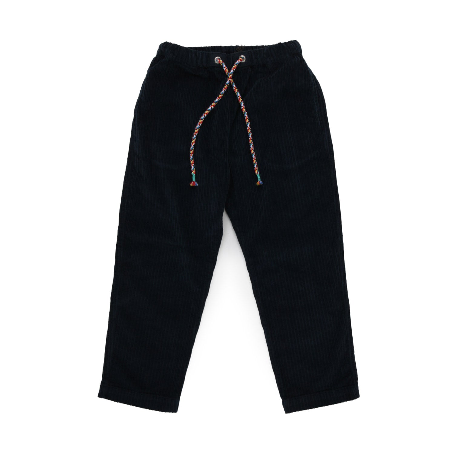 PANTALONE CORDUROY BLU CON COULISSE BAMBINO - annameglio.com abbigliamento moda