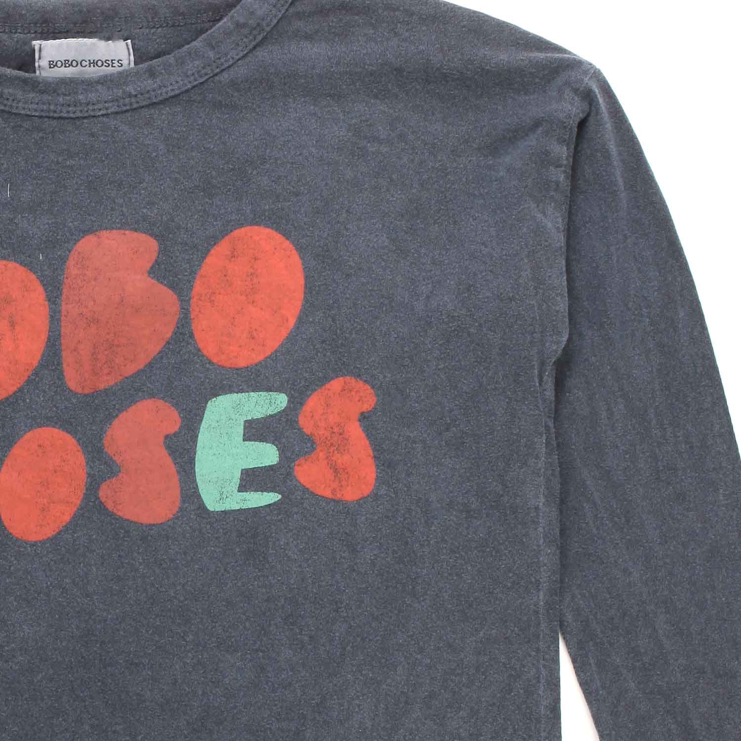 T-SHIRT LUNGA BOBO UNISEX BLU BAMBINO - annameglio.com abbigliamento moda