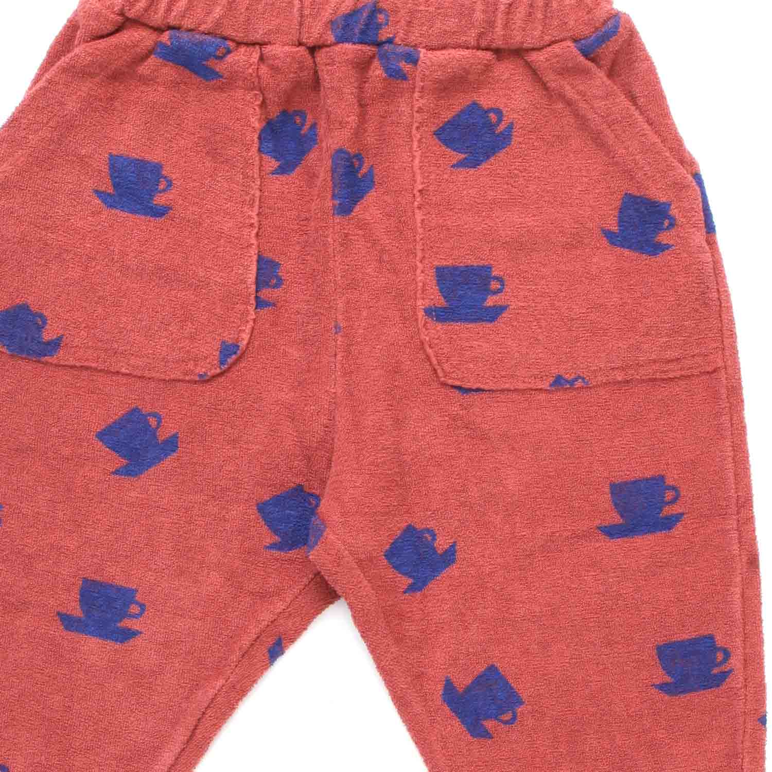 PANTALONE TUTA BABY UNISEX COLOR RUGGINE - annameglio.com abbigliamento moda