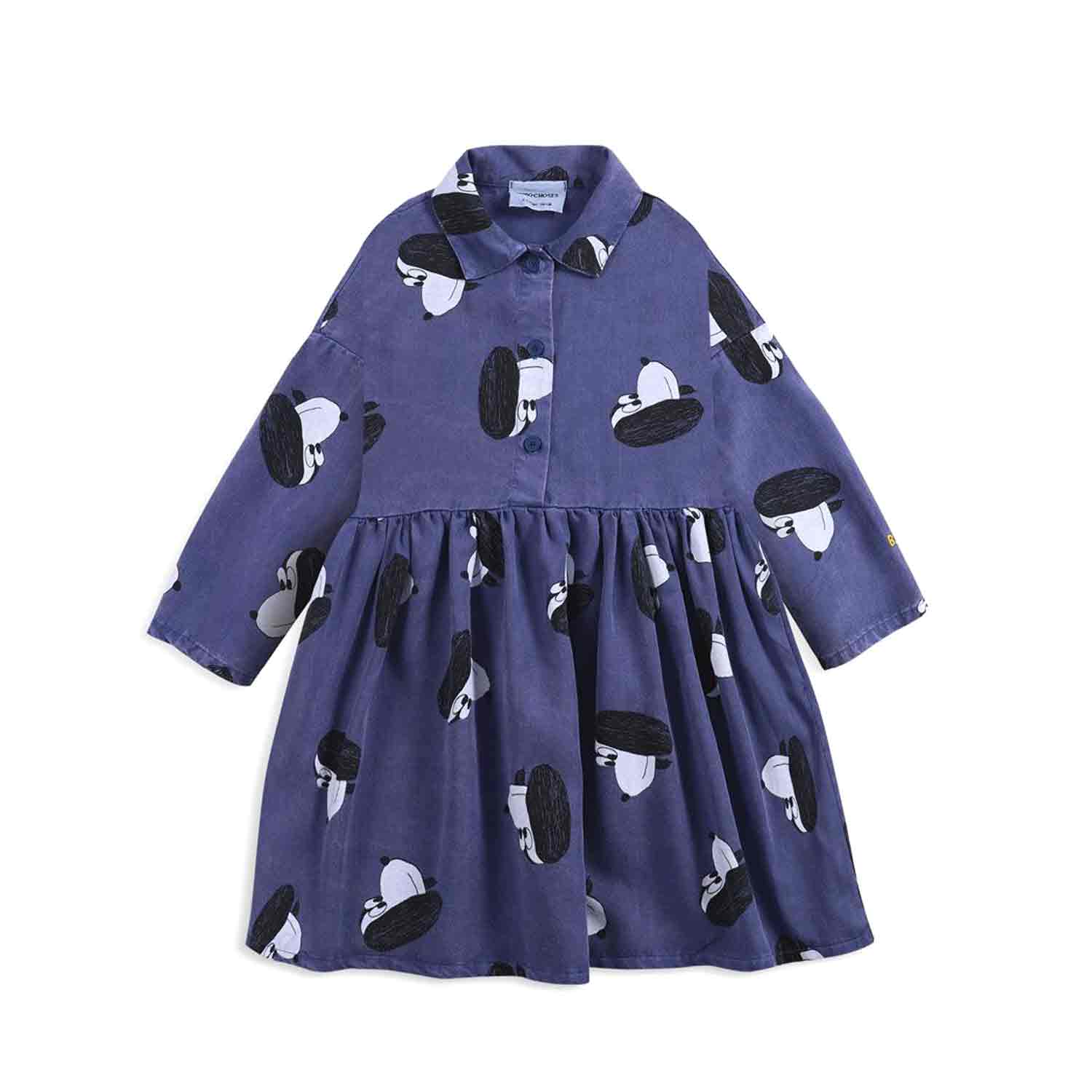 ABITO VIOLA CON STAMPA BIMBA - annameglio.com abbigliamento moda