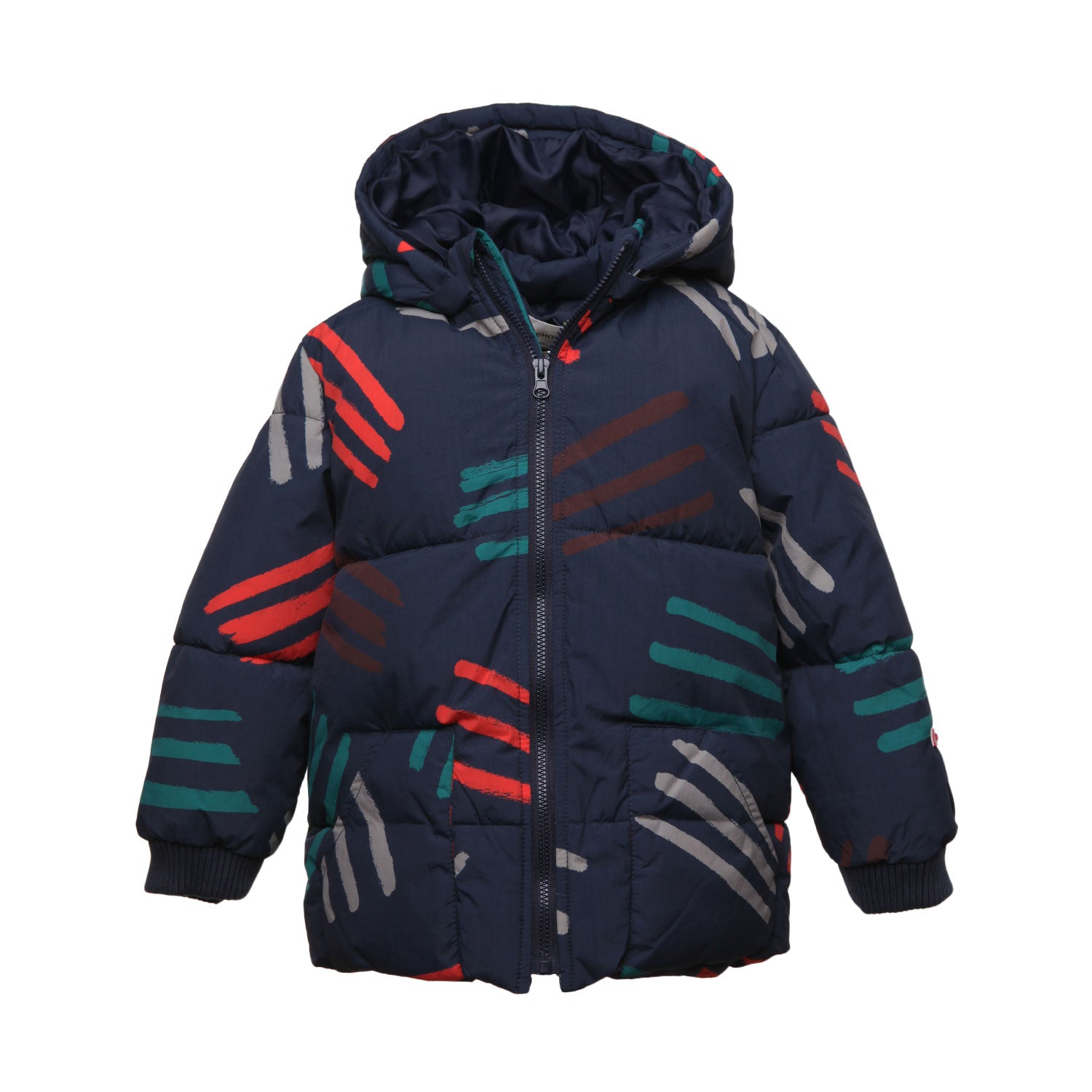 GIUBBINO BLU E MULTICOLOR BABY UNISEX - annameglio.com abbigliamento moda