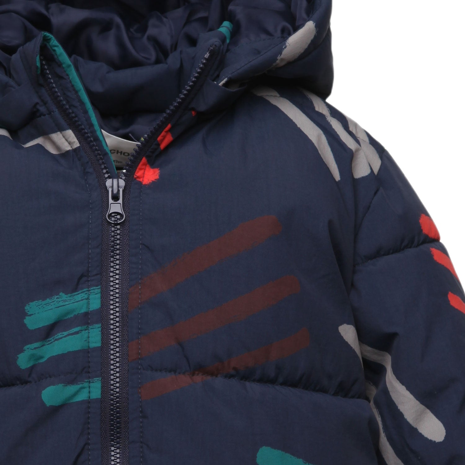 GIUBBINO BLU E MULTICOLOR BABY UNISEX - annameglio.com abbigliamento moda