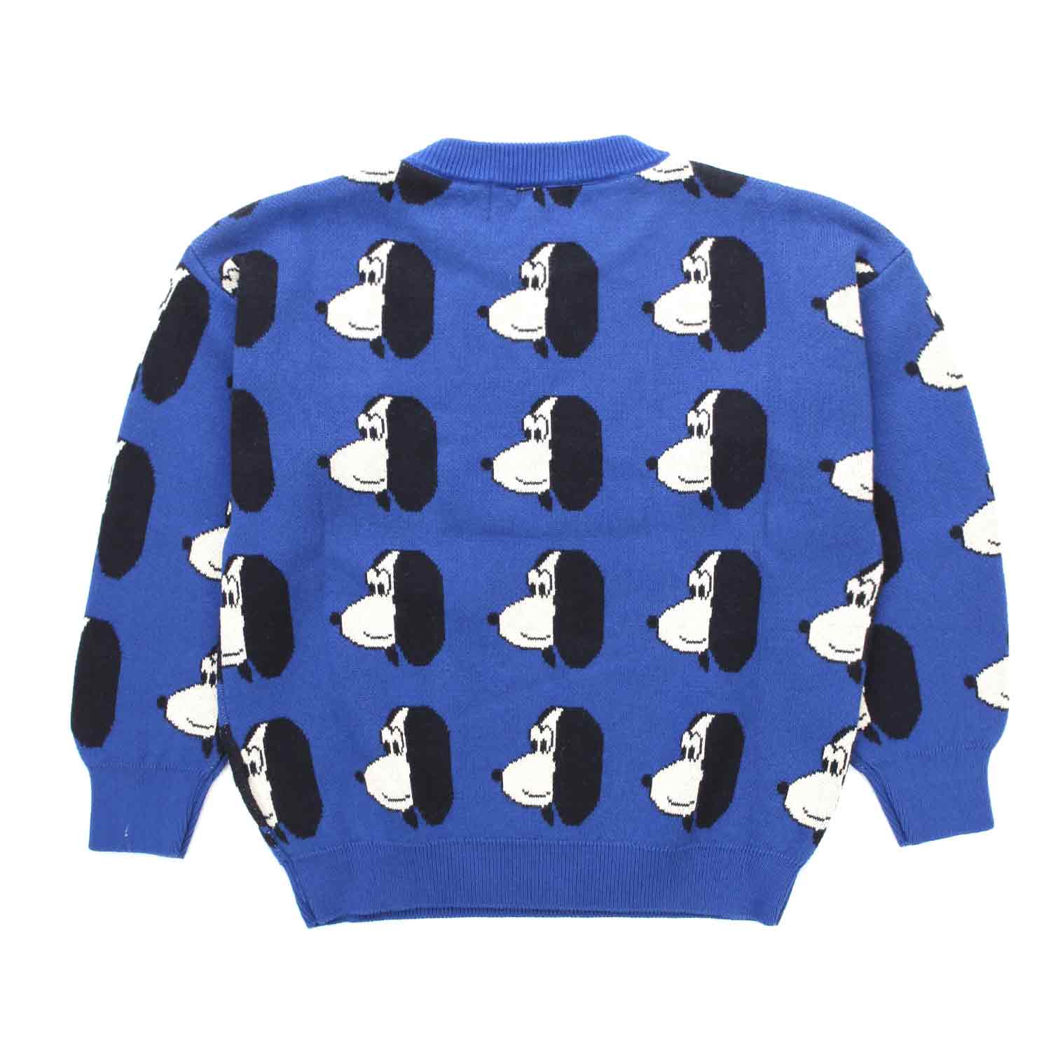 FELPA DOGGIE UNISEX AZZURRA BAMBINO - annameglio.com abbigliamento moda