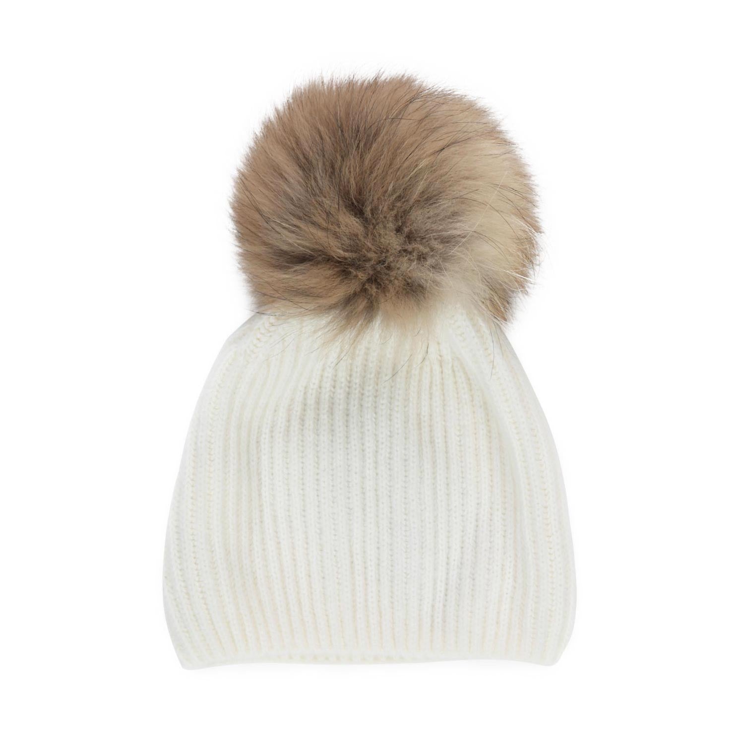 BERRETTO PANNA POMPON BAMBINA - annameglio.com abbigliamento moda