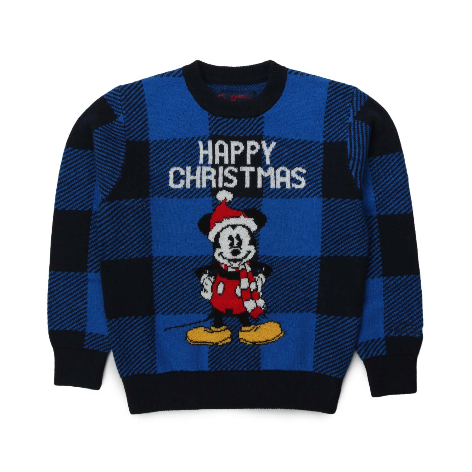 MAGLIONE MICKEY MOUSE BLU E NERO BAMBINO UNISEX - annameglio.com abbigliamento moda