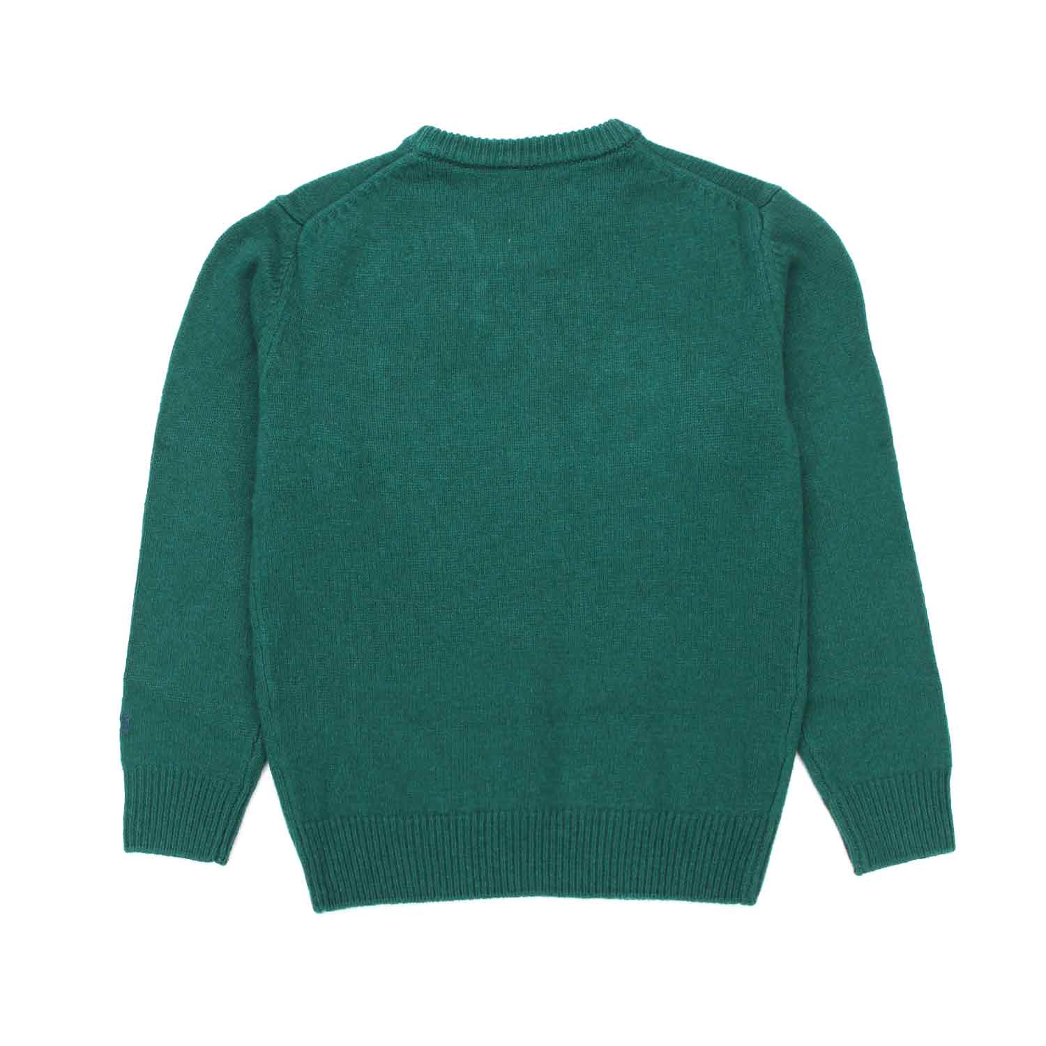 MAGLIONE CHARLIE BROWN VERDE BAMBINO UNISEX - annameglio.com abbigliamento moda