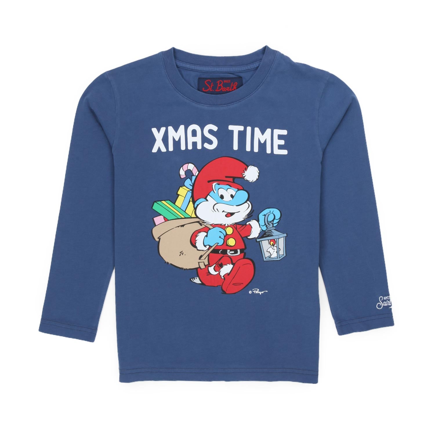 T-SHIRT GRANDE PUFFO BLU BAMBINO - annameglio.com abbigliamento moda