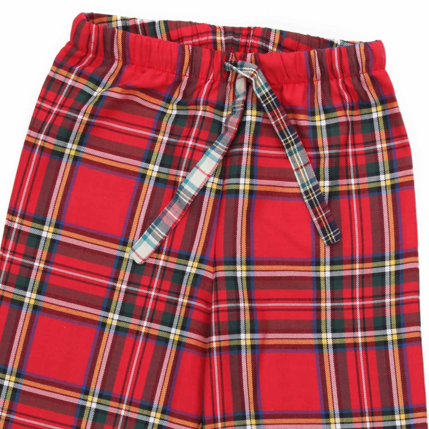 PANTALONE UNISEX ROSSO A QUADRI BAMBINO - annameglio.com abbigliamento moda