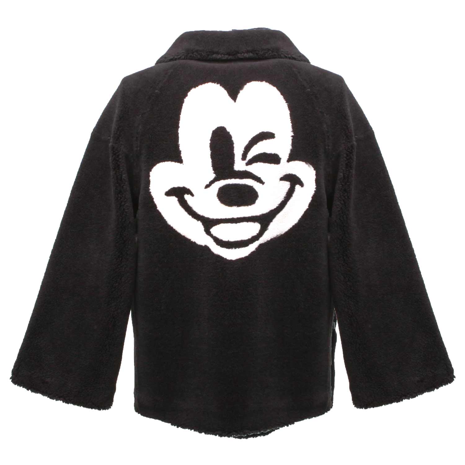 GIACCA NERA GIRL ECO-PELLICCIA - annameglio.com abbigliamento moda