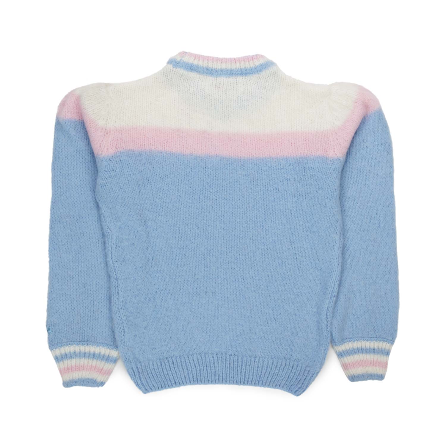 MAGLIONE ALPACA CELESTE BAMBINA E TEENAGER - annameglio.com abbigliamento moda
